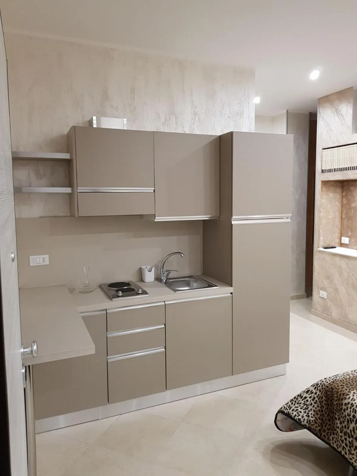 Kitchen or kitchenette in Le Cale' B&B