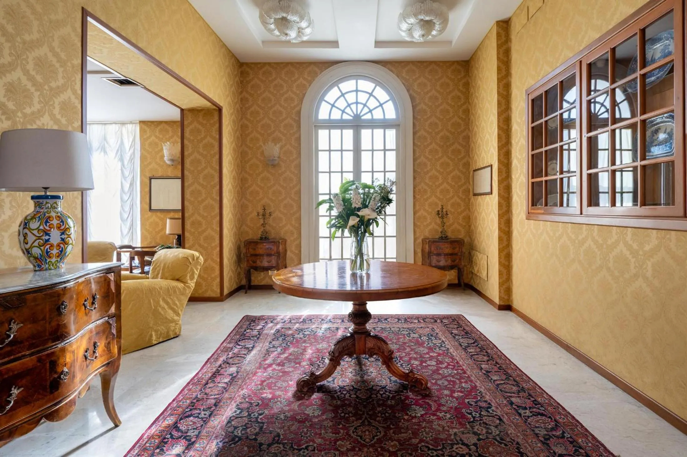 Communal lounge/ TV room in Excelsior Palace Hotel