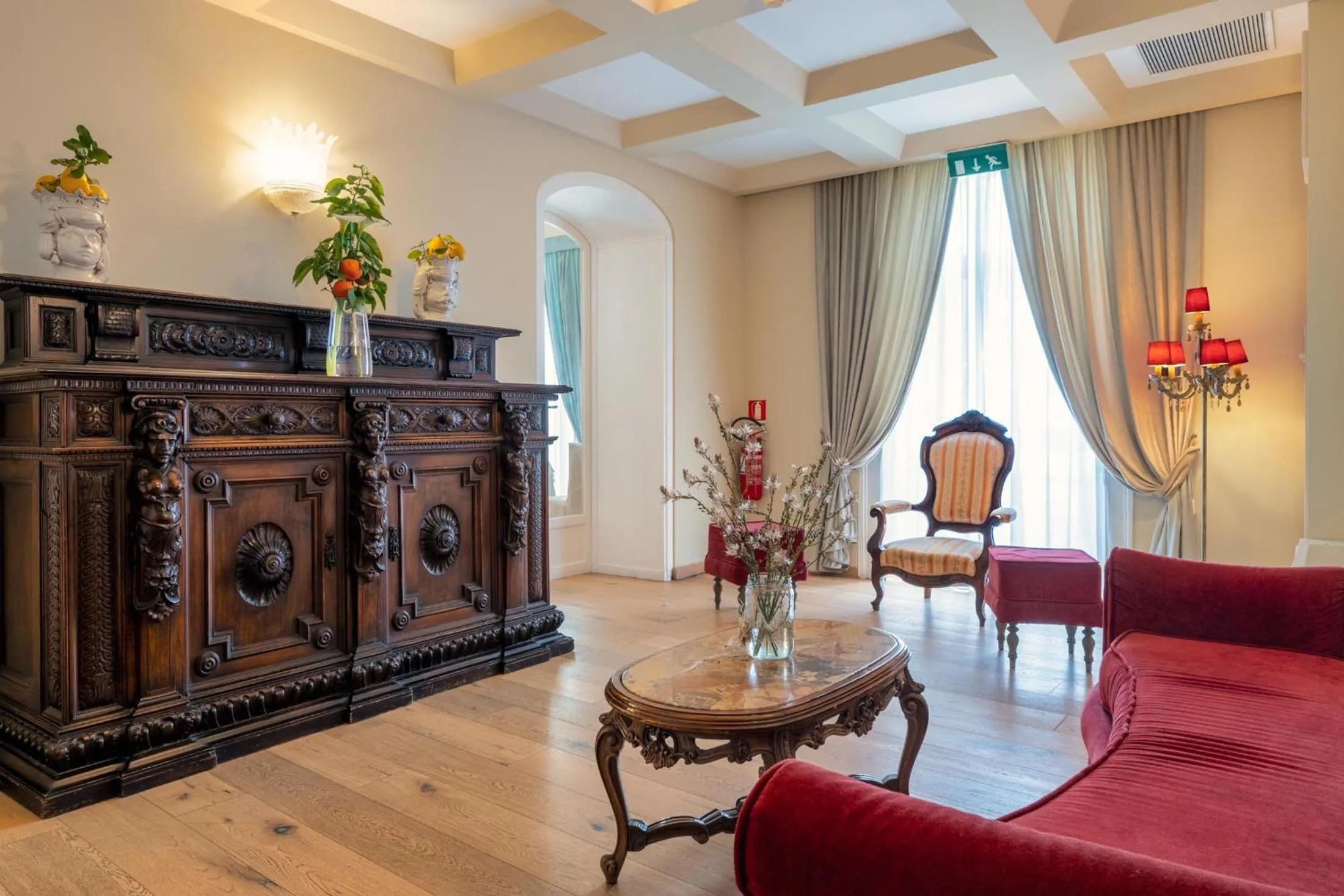 Communal lounge/ TV room in Excelsior Palace Hotel