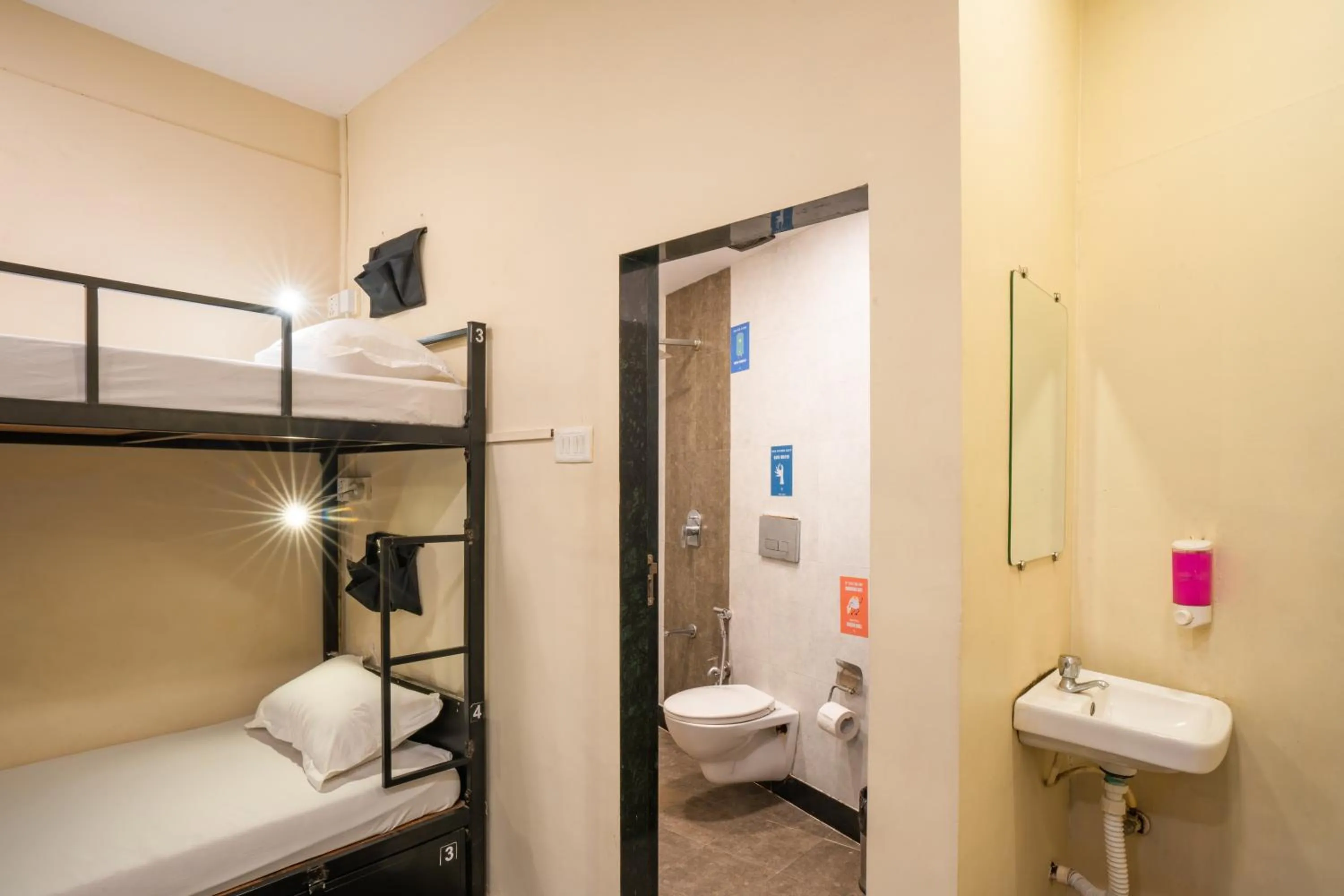 Bathroom in Zostel Mumbai