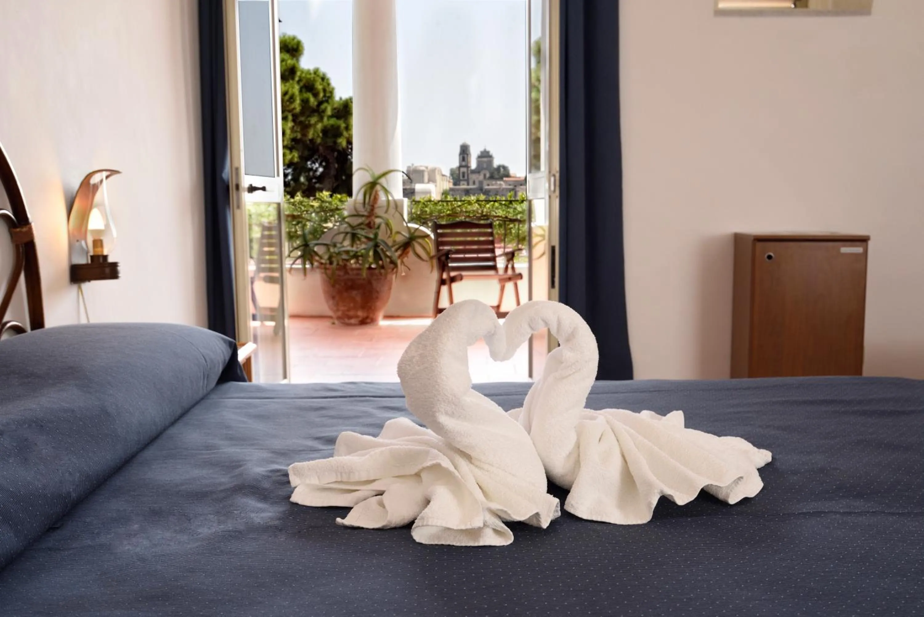 Bed in Gattopardo Park Hotel