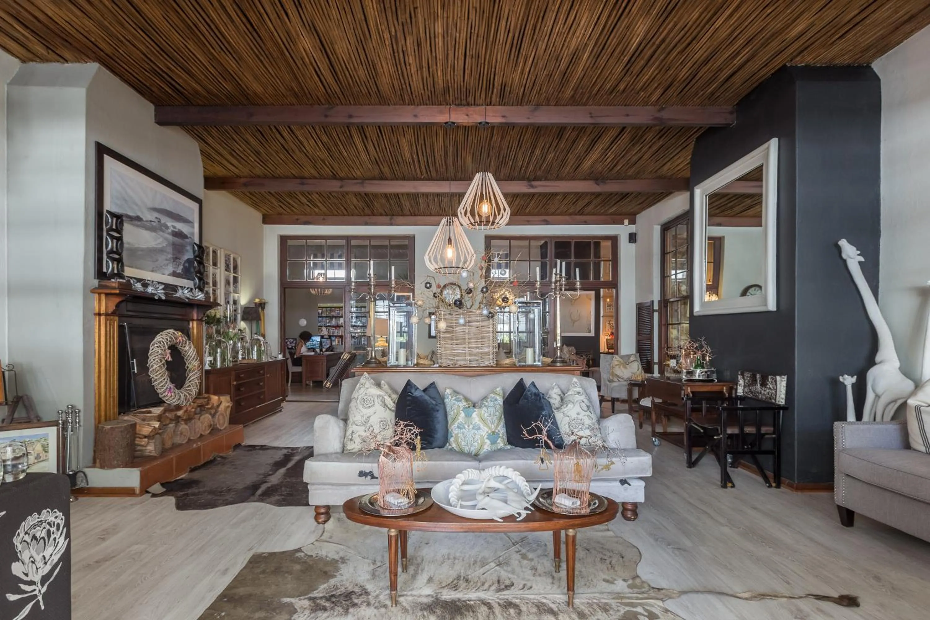 Living room in Lairds Lodge Country Estate