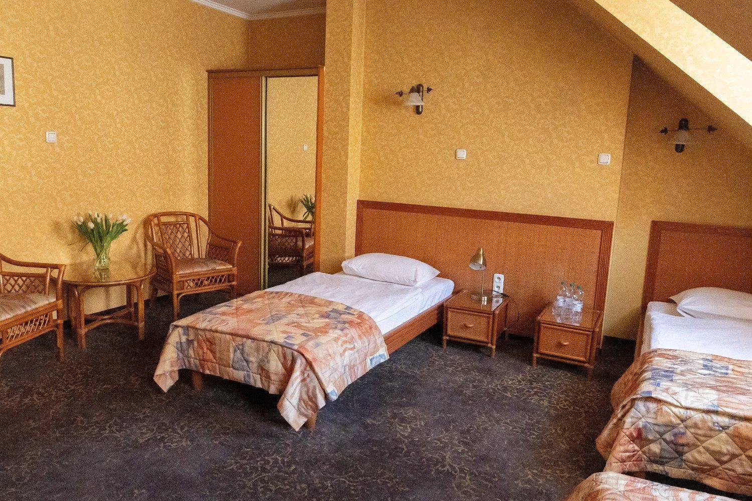 Bed in Hotel Calisia