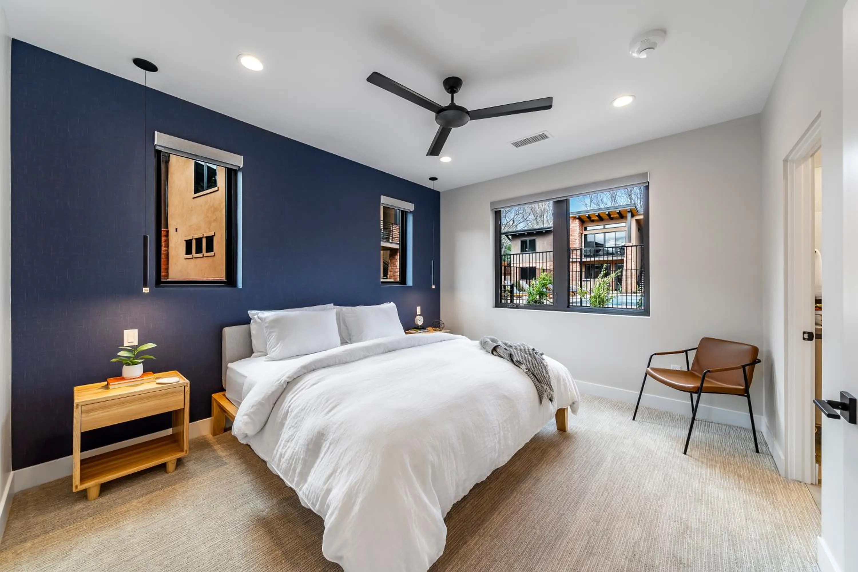 Bed in LaFave Luxury Rentals at Zion