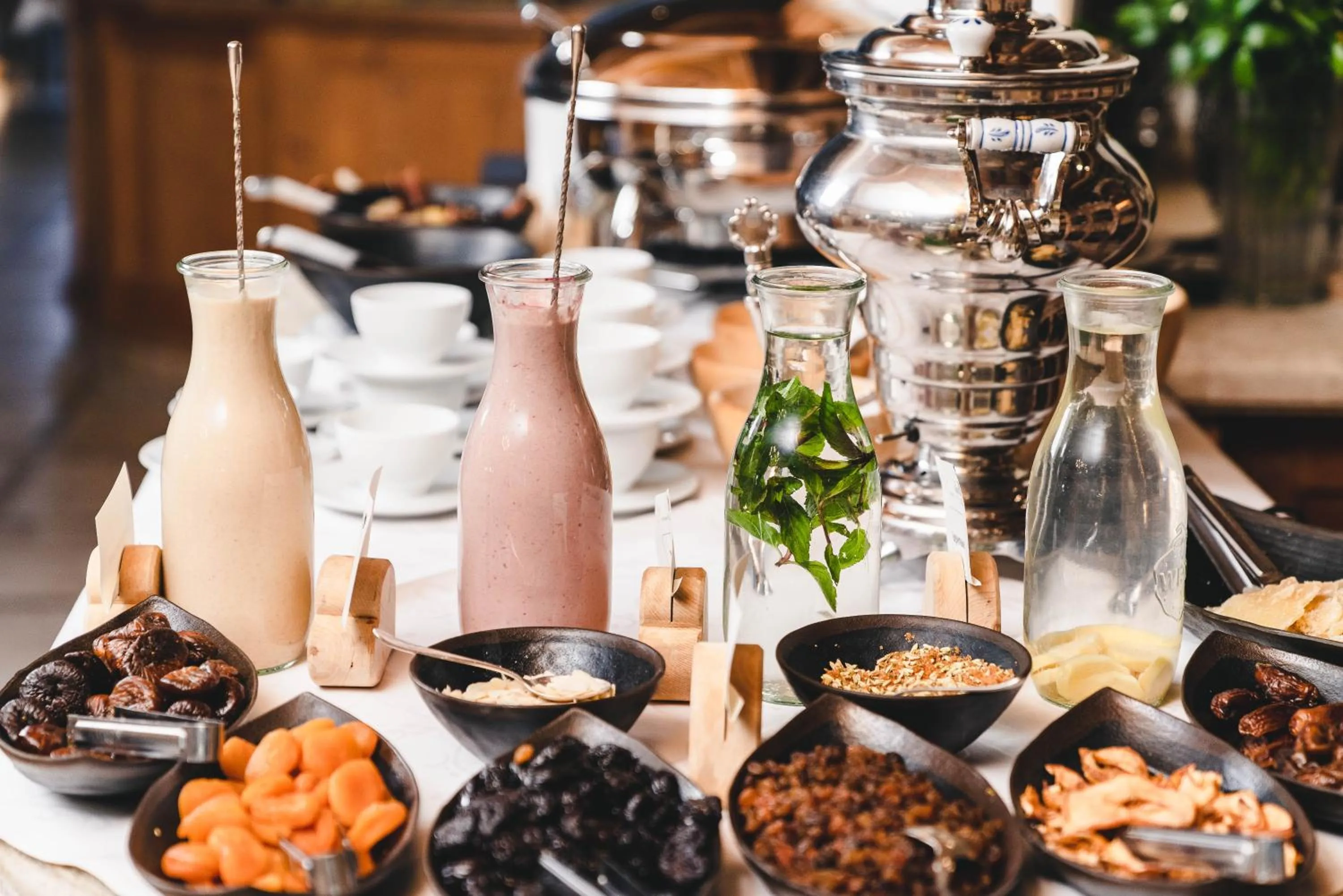 Continental breakfast in Traumhotel Alpina Superior