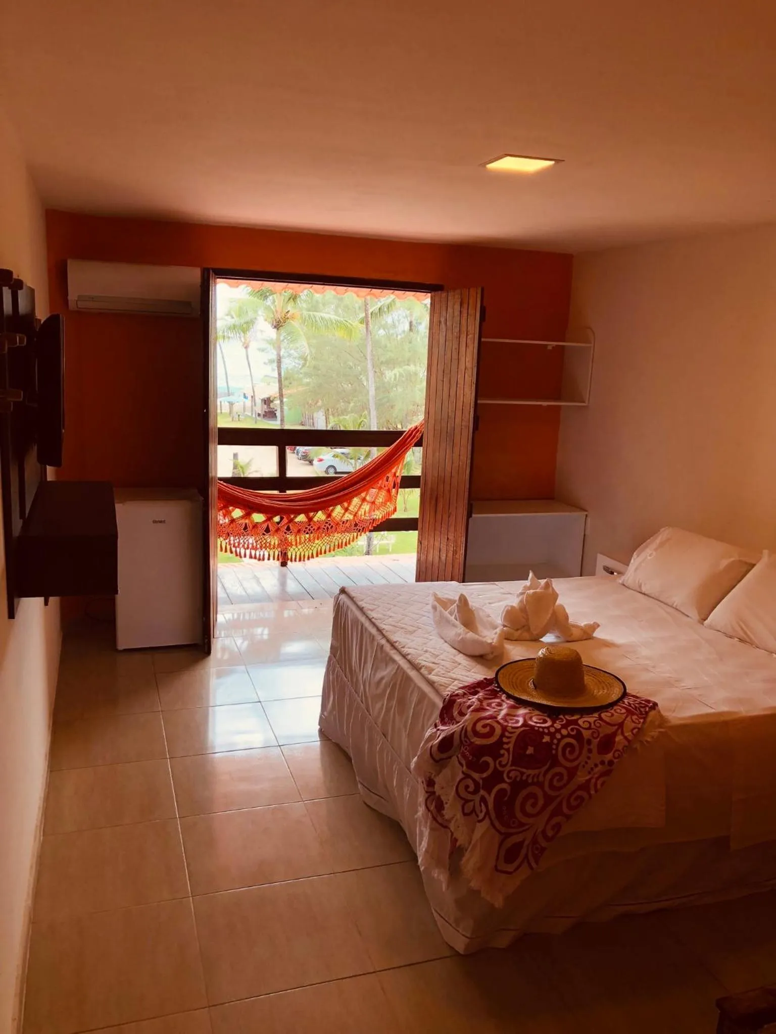 Bedroom, Bed in Pousada Maraoka