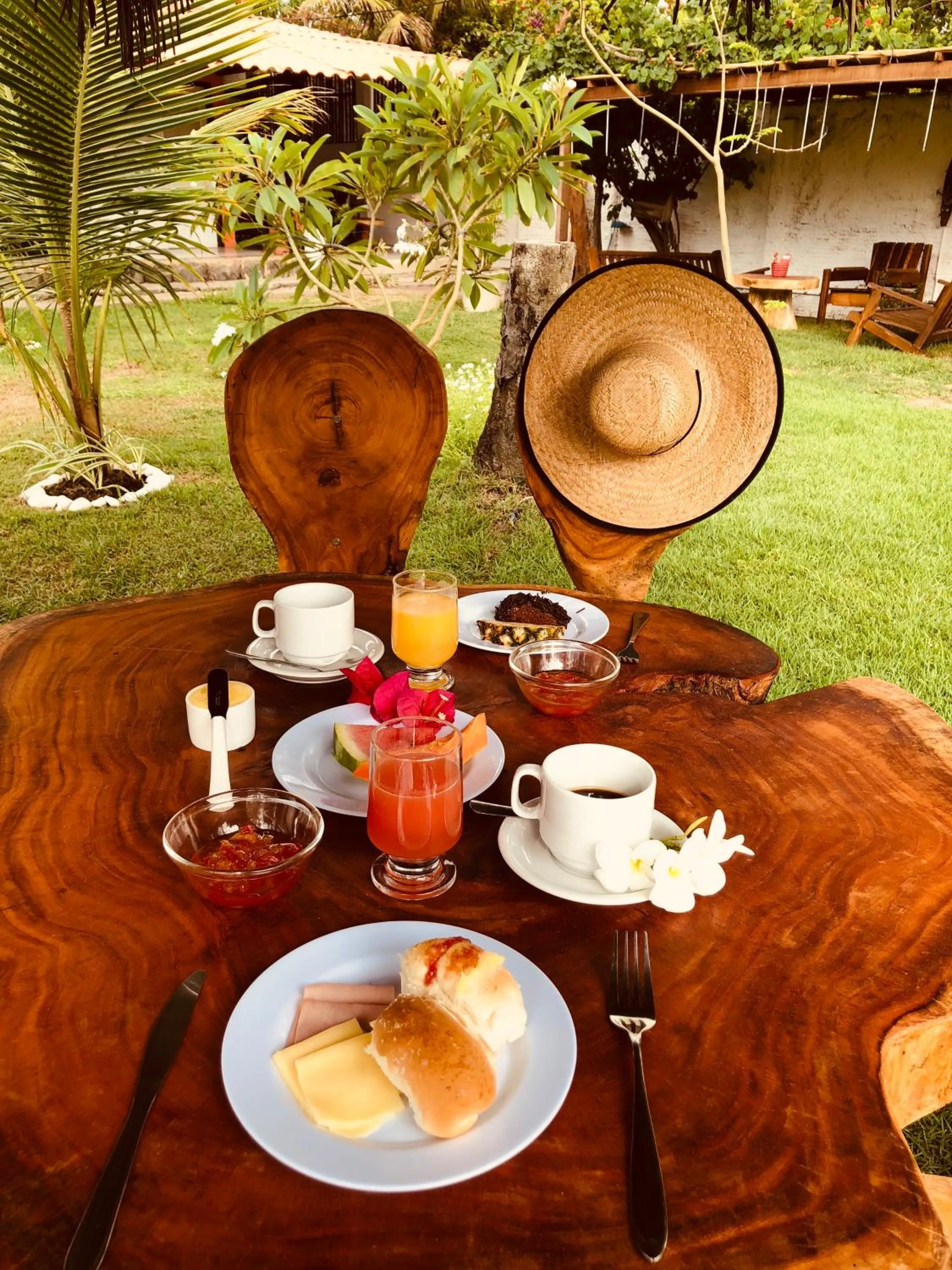 Garden in Pousada Maraoka