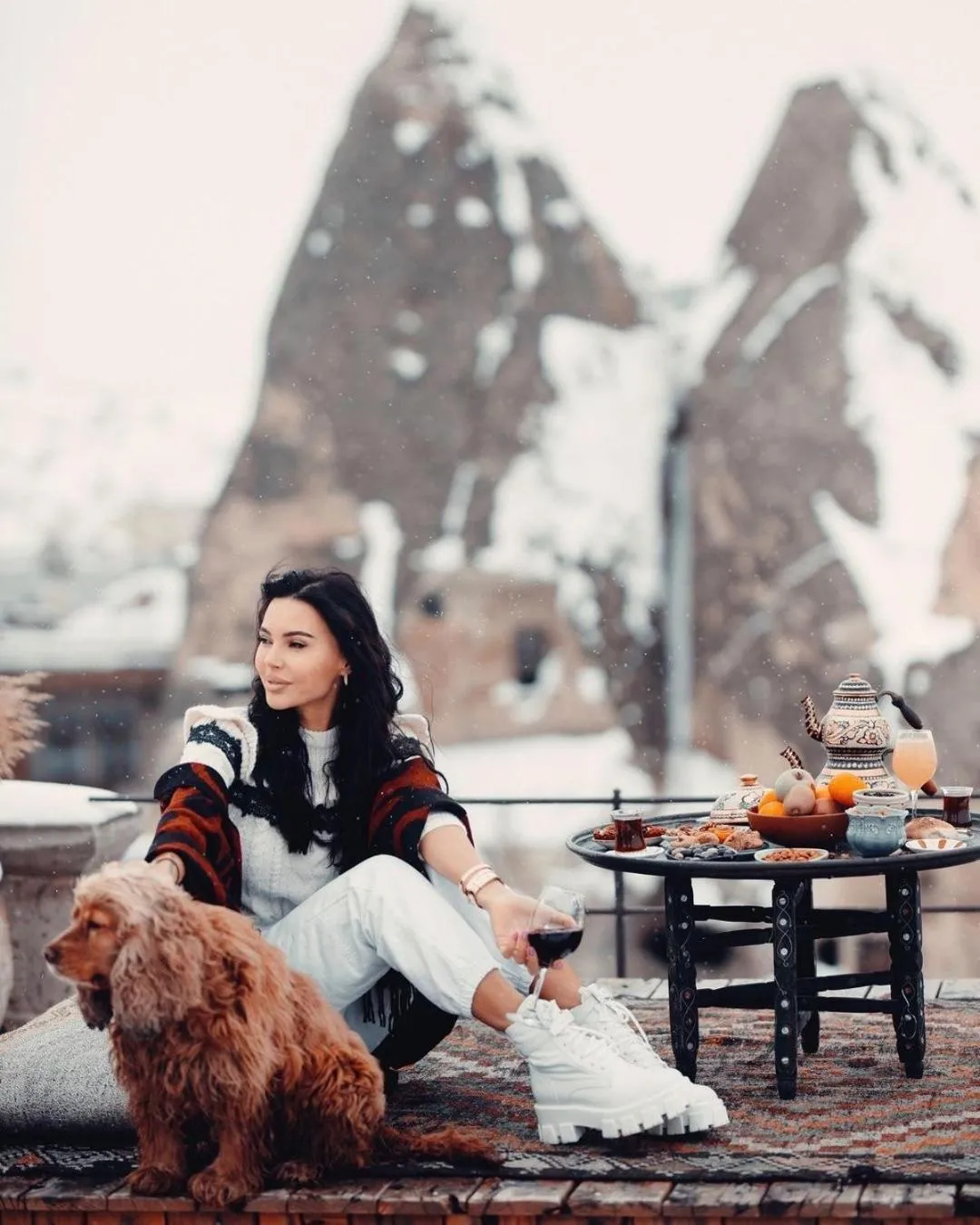 People in Sultan Cave Suites