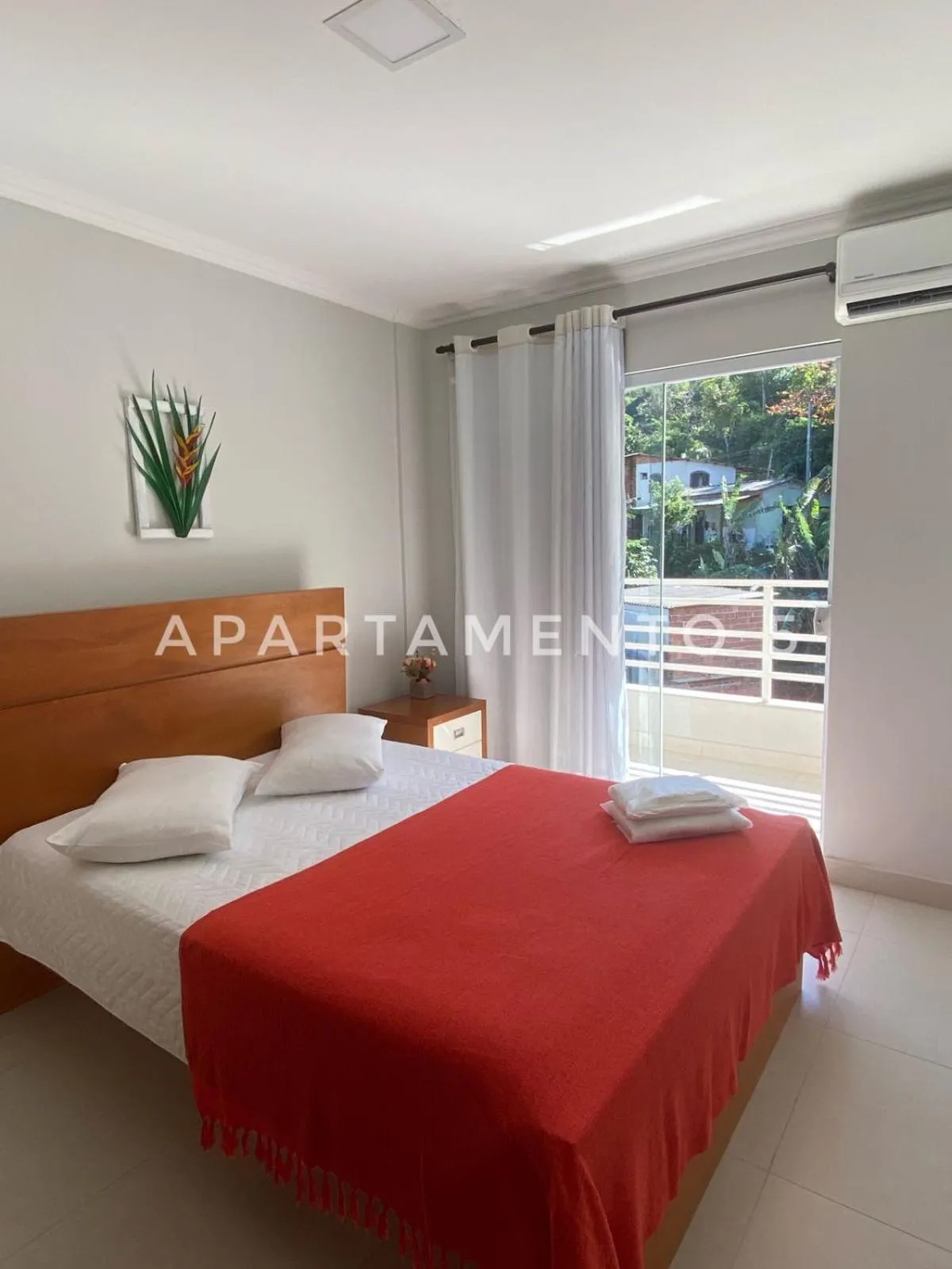 Bed in Apart Hotel Angra dos Reis II