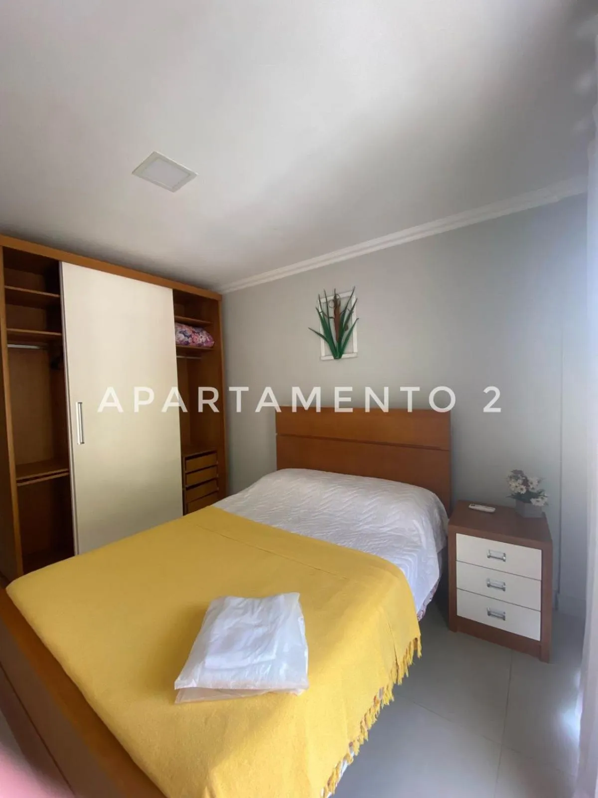 Bed in Apart Hotel Angra dos Reis II