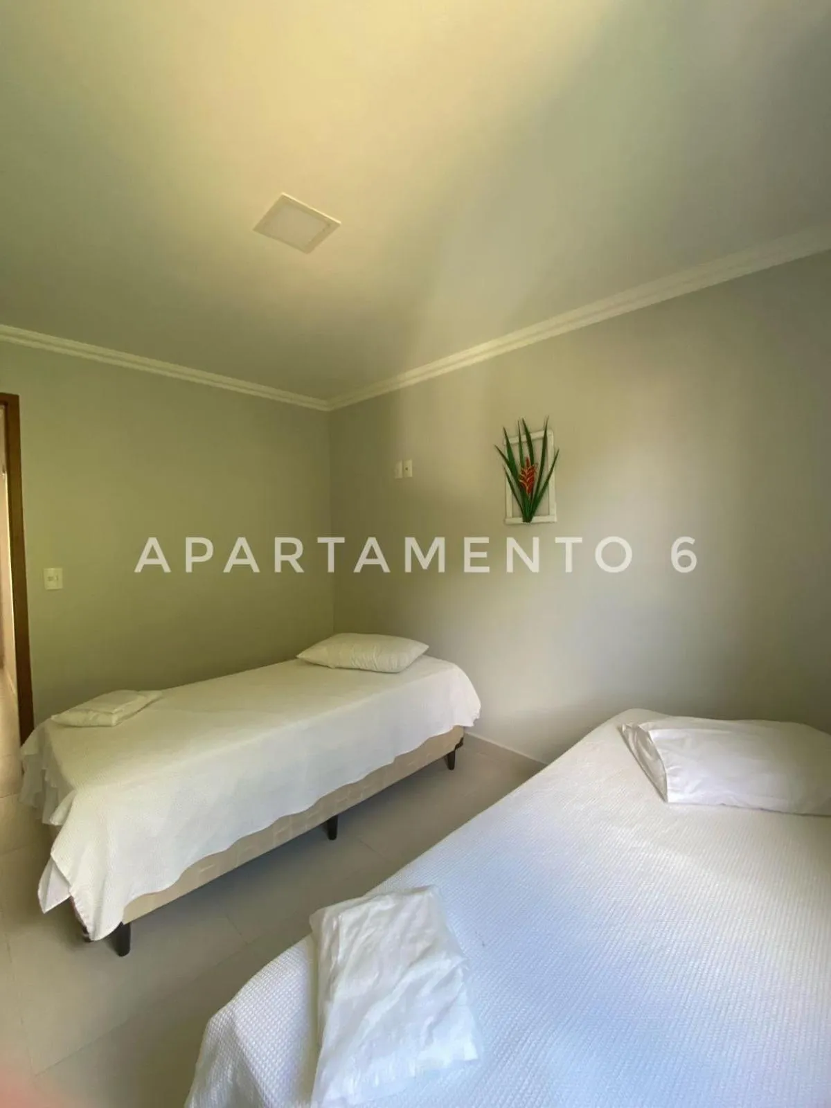 Bed in Apart Hotel Angra dos Reis II