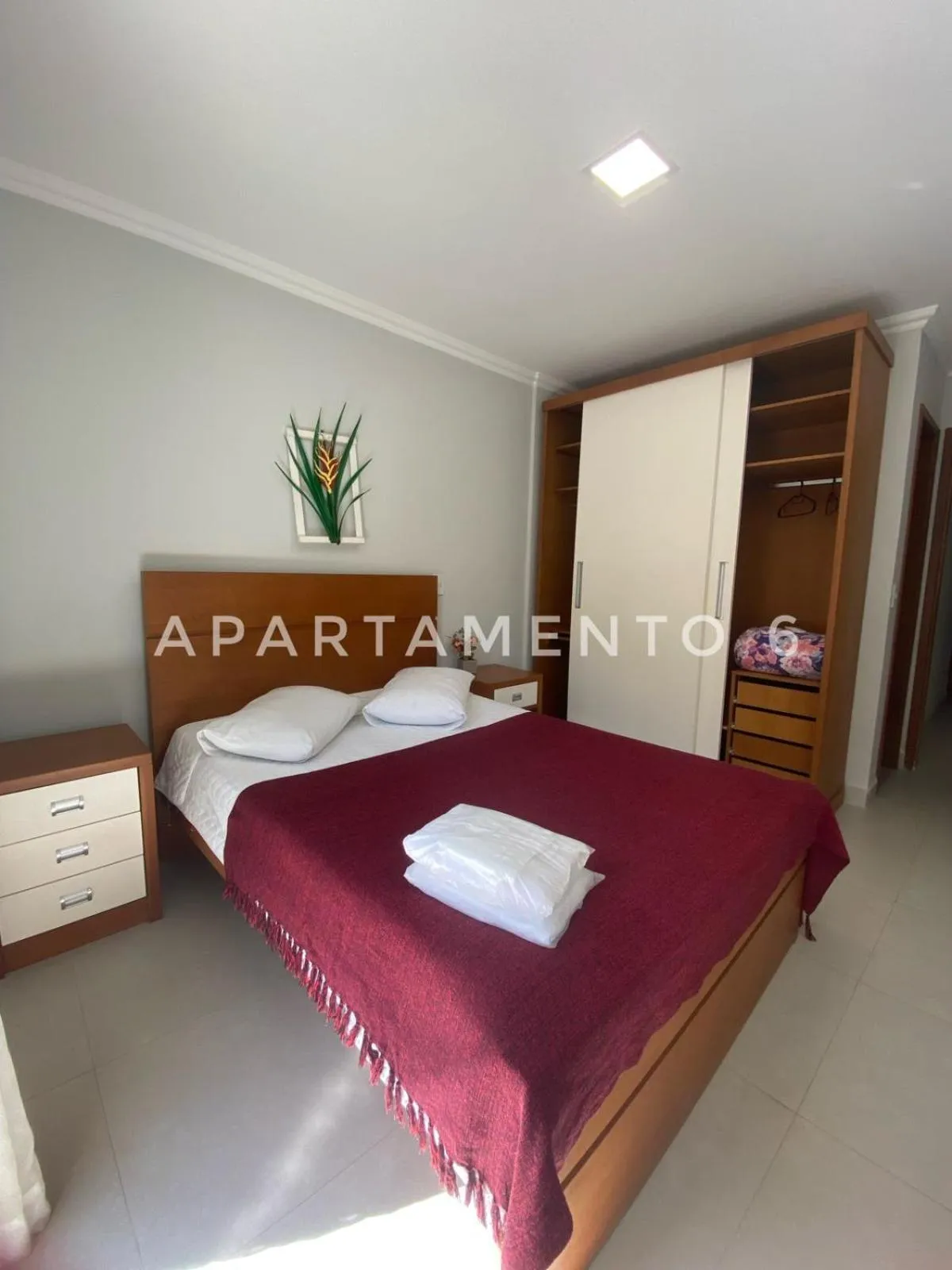 Bed in Apart Hotel Angra dos Reis II