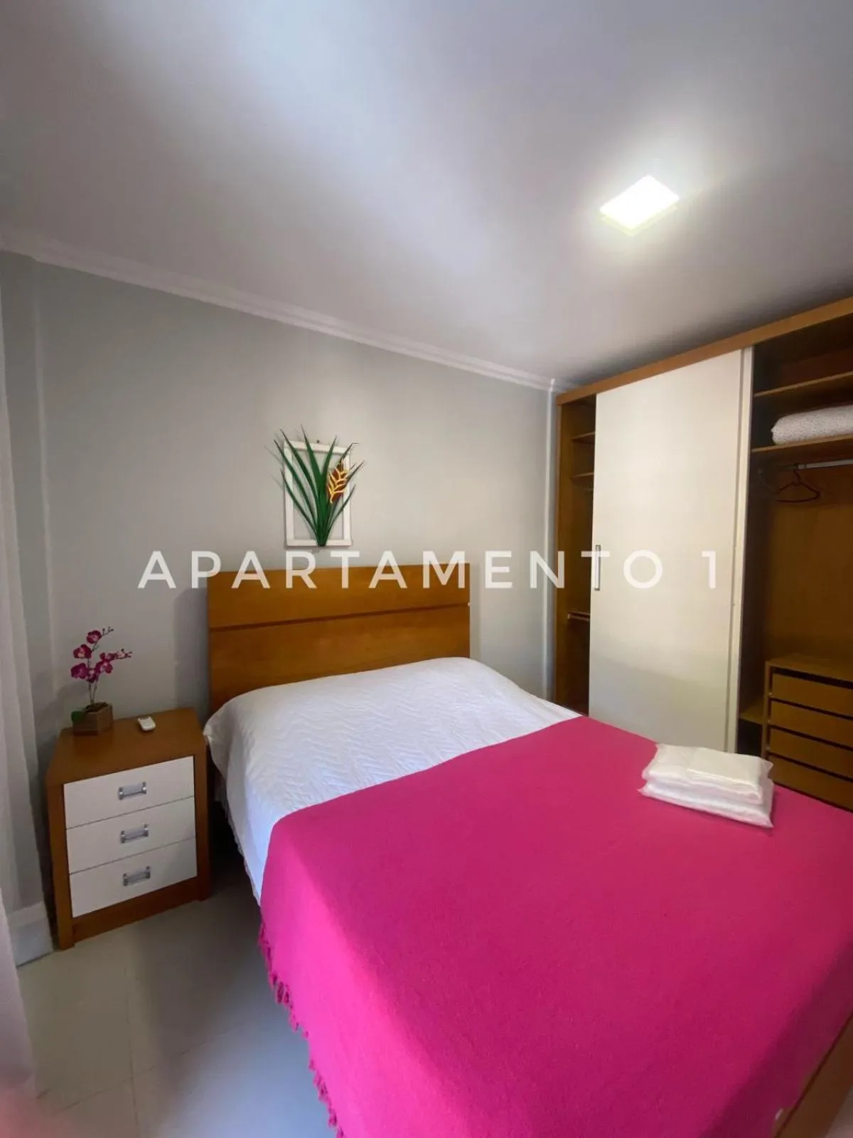 Bed in Apart Hotel Angra dos Reis II