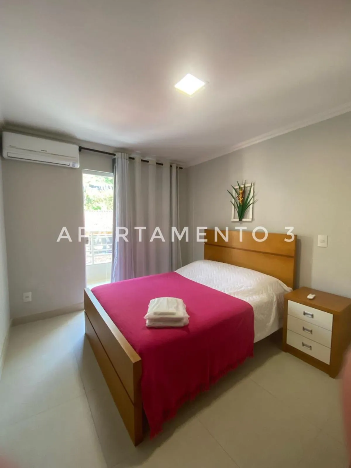 Bed in Apart Hotel Angra dos Reis II