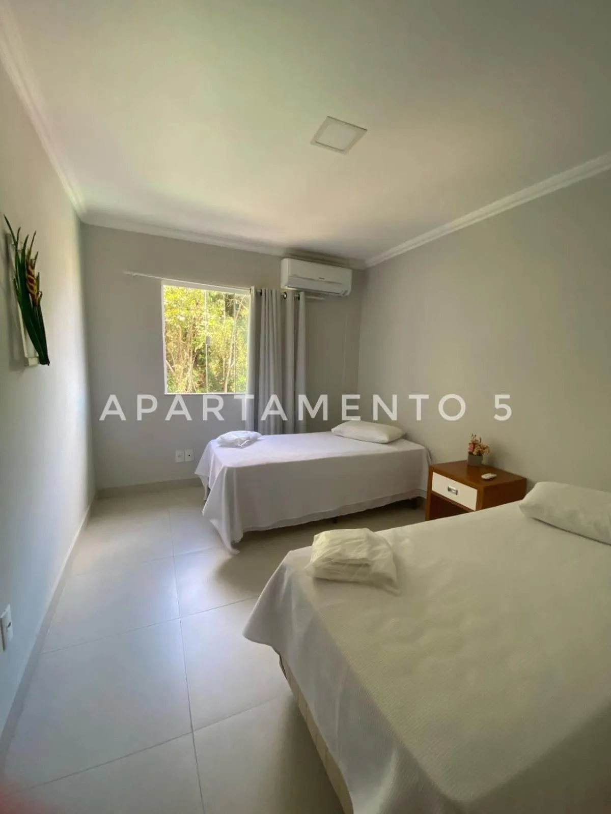 Bed in Apart Hotel Angra dos Reis II