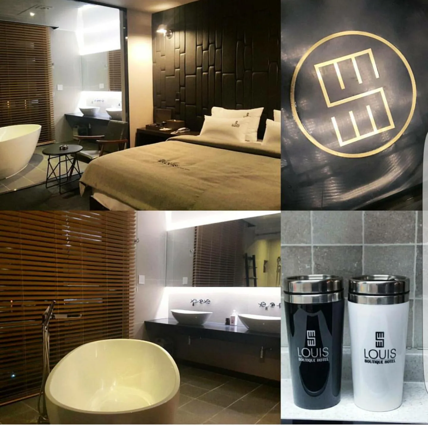 Bed in Louis Boutique Hotel