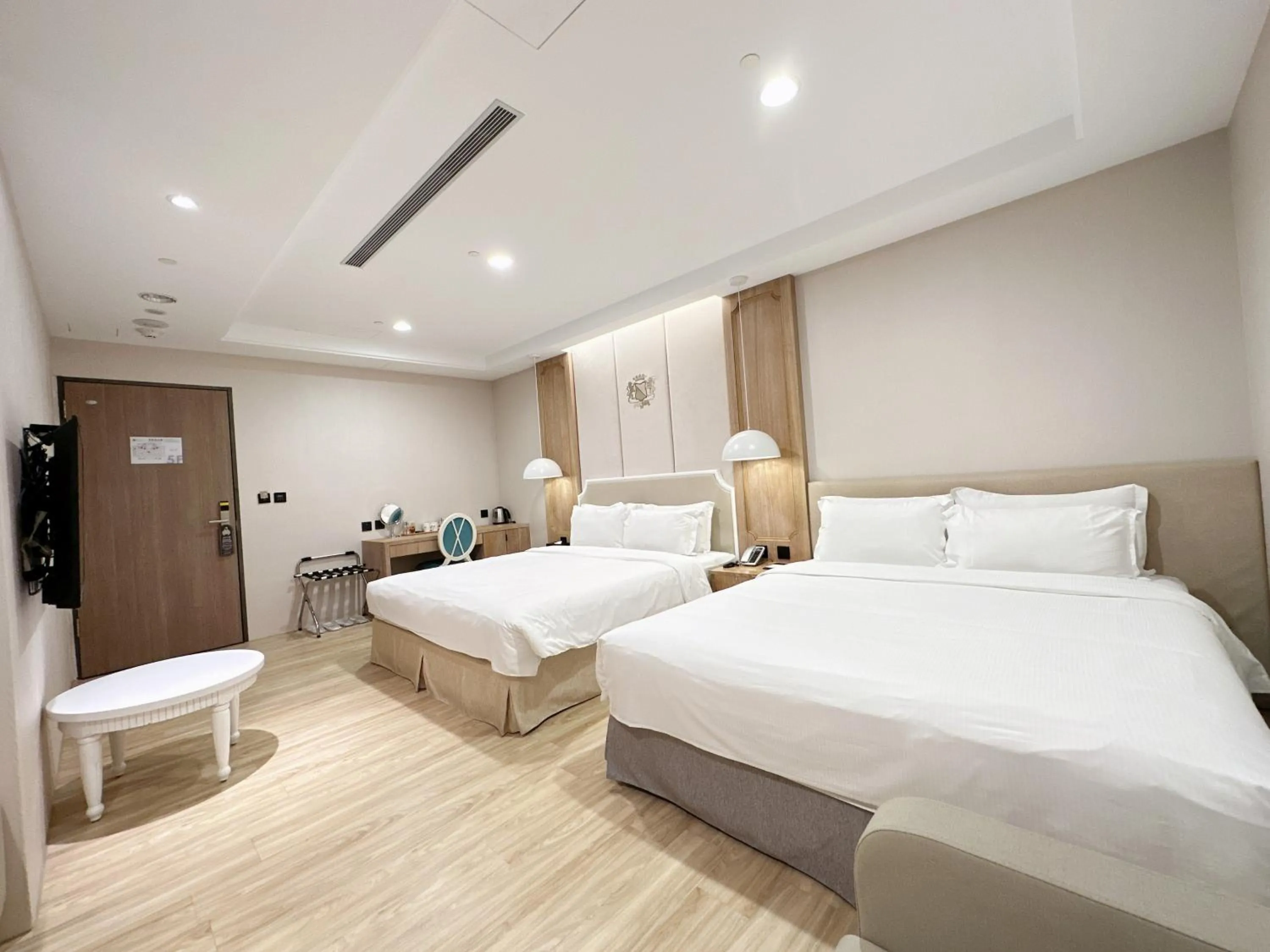 Bed in 台南星鑽國際商旅 Hua Hotel
