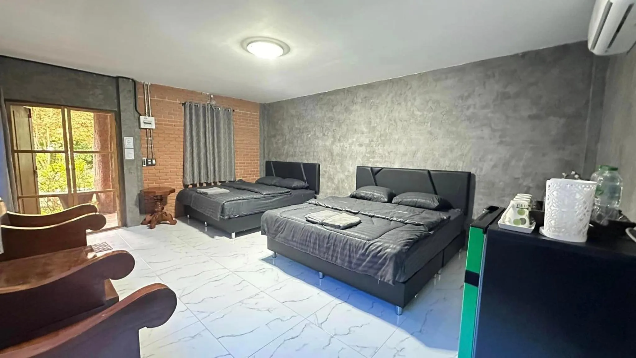 Bed in บ้านภทรพรรณ ขุนยวม แม่ฮ่องสอน PATARAPHAN HOUSE, Khunyuam, Maehongson, Thailand