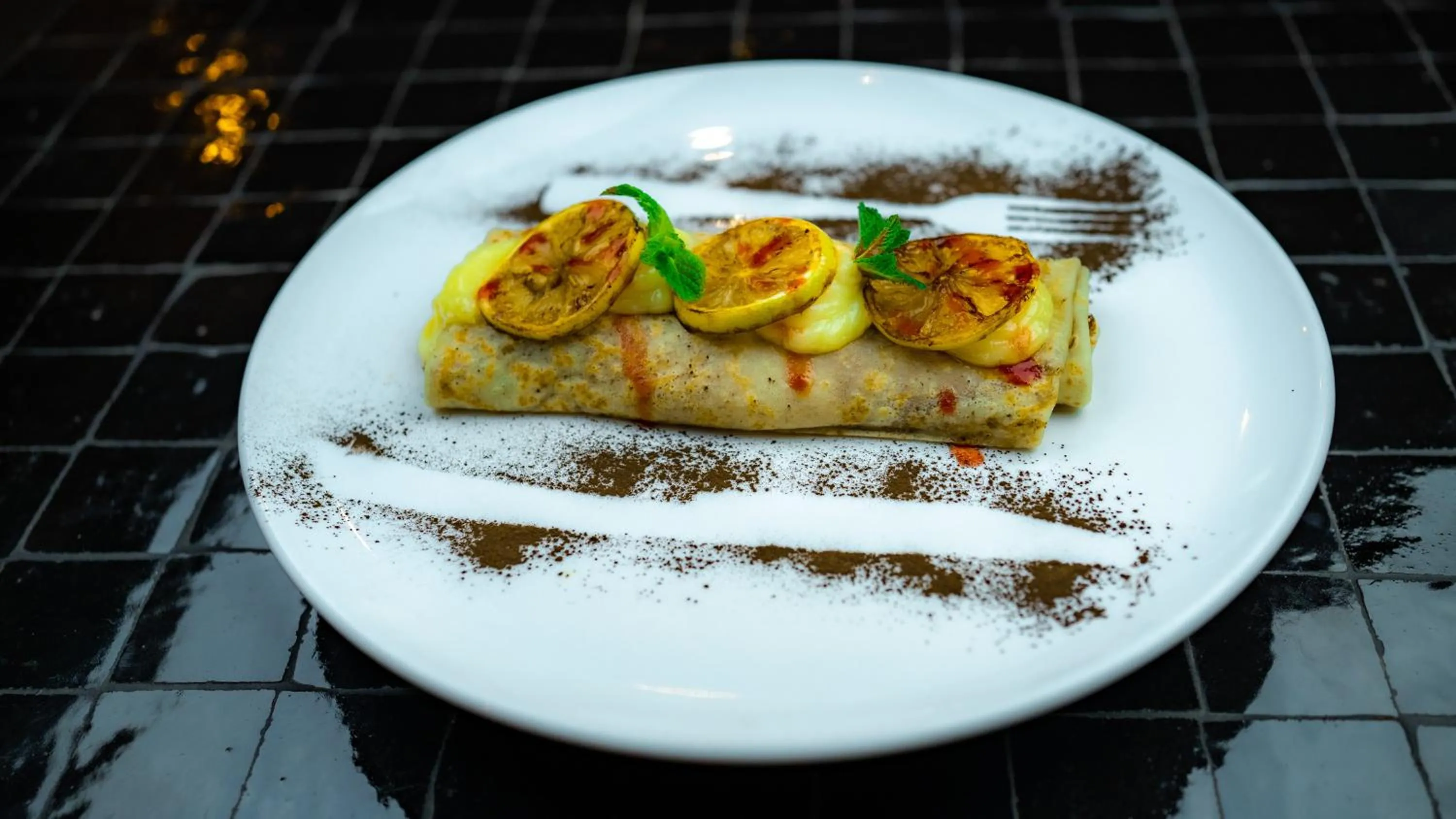 Restaurant/places to eat in Hotel Les Trois Palmiers