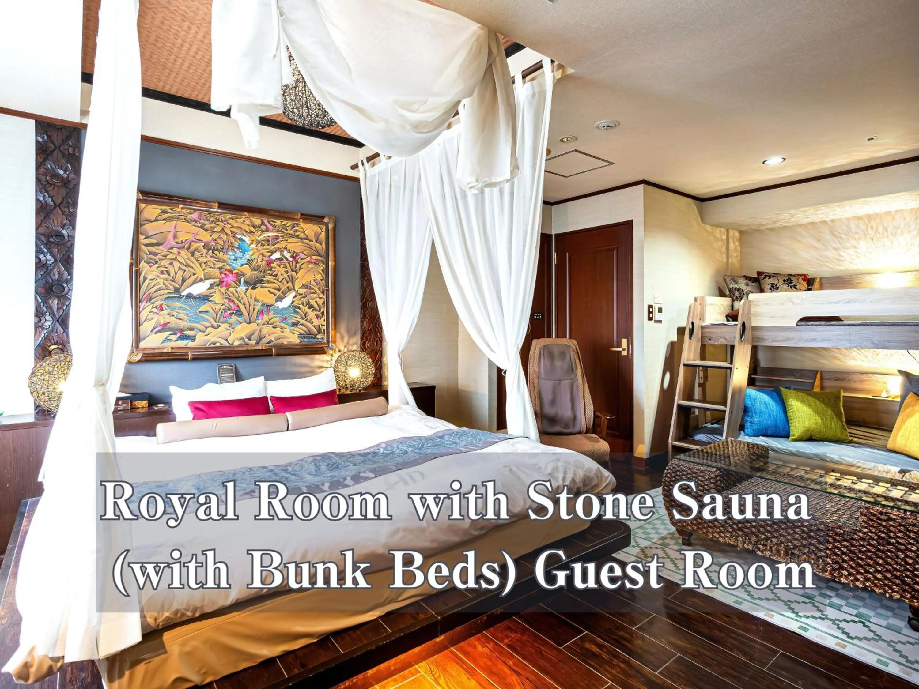 Bed in Hotel BaliAn Resort Kawasaki