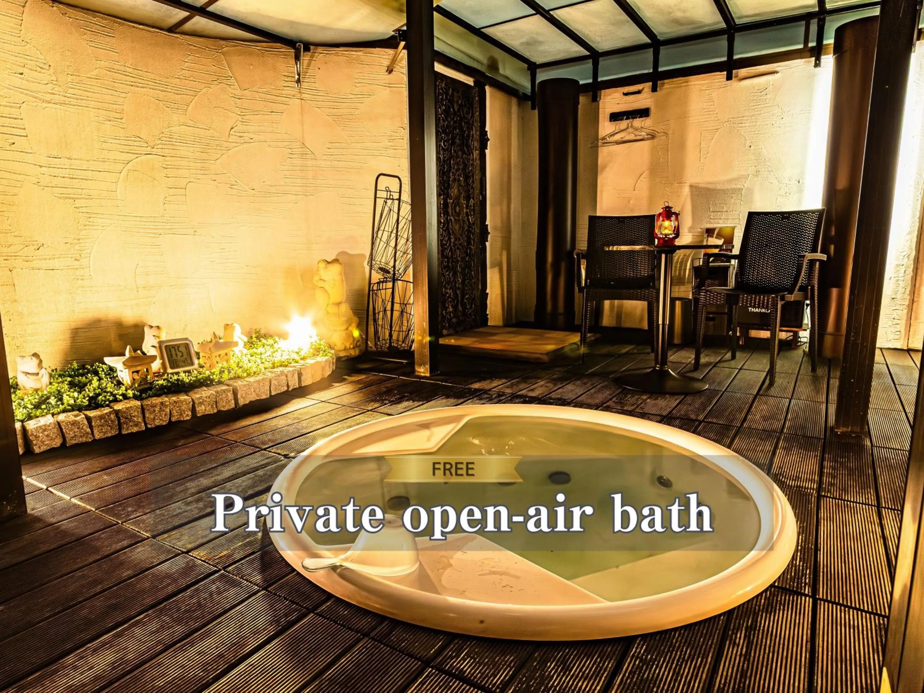 Hot Spring Bath in Hotel BaliAn Resort Kawasaki