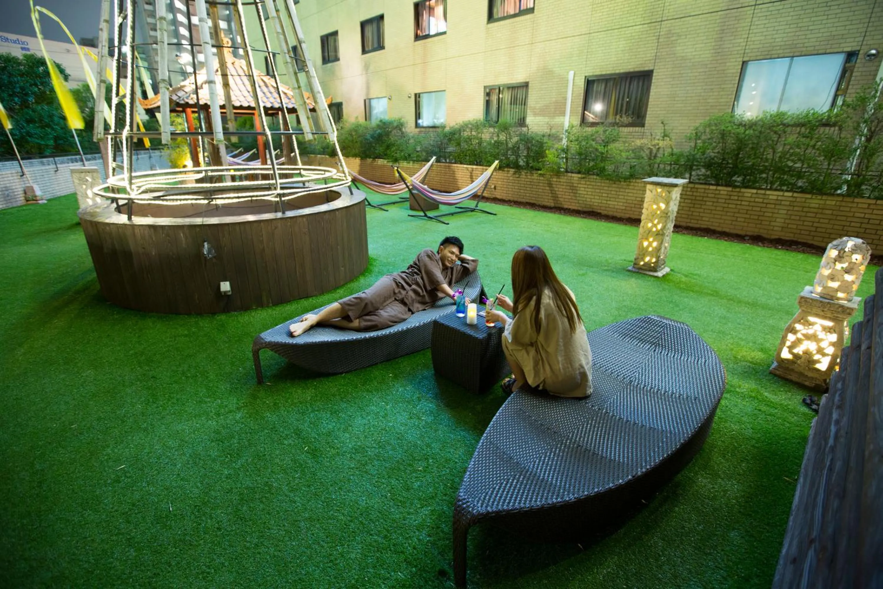 Garden in Hotel BaliAn Resort Kawasaki