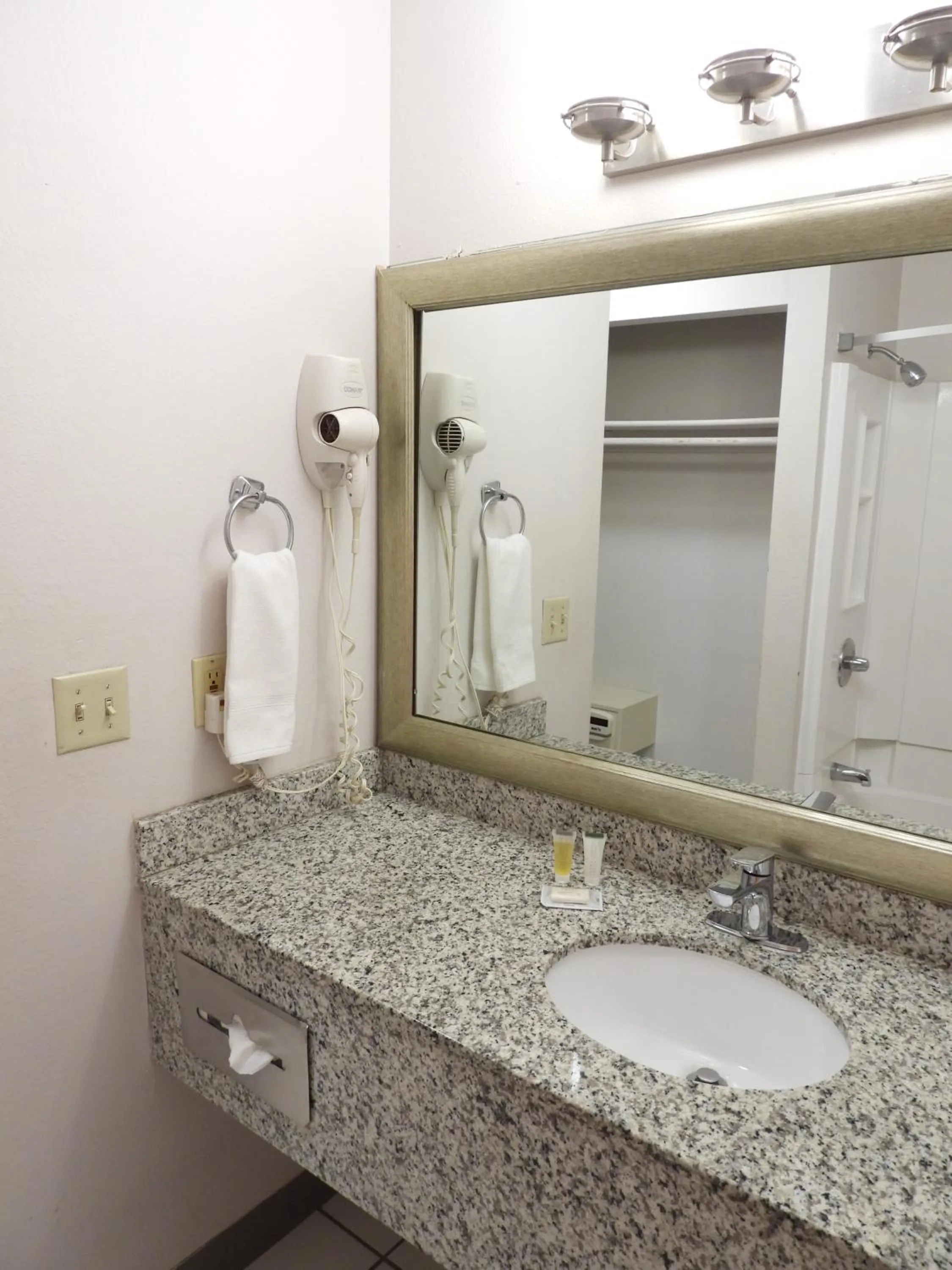 Shower in Super 8 by Wyndham Westminster Denver North