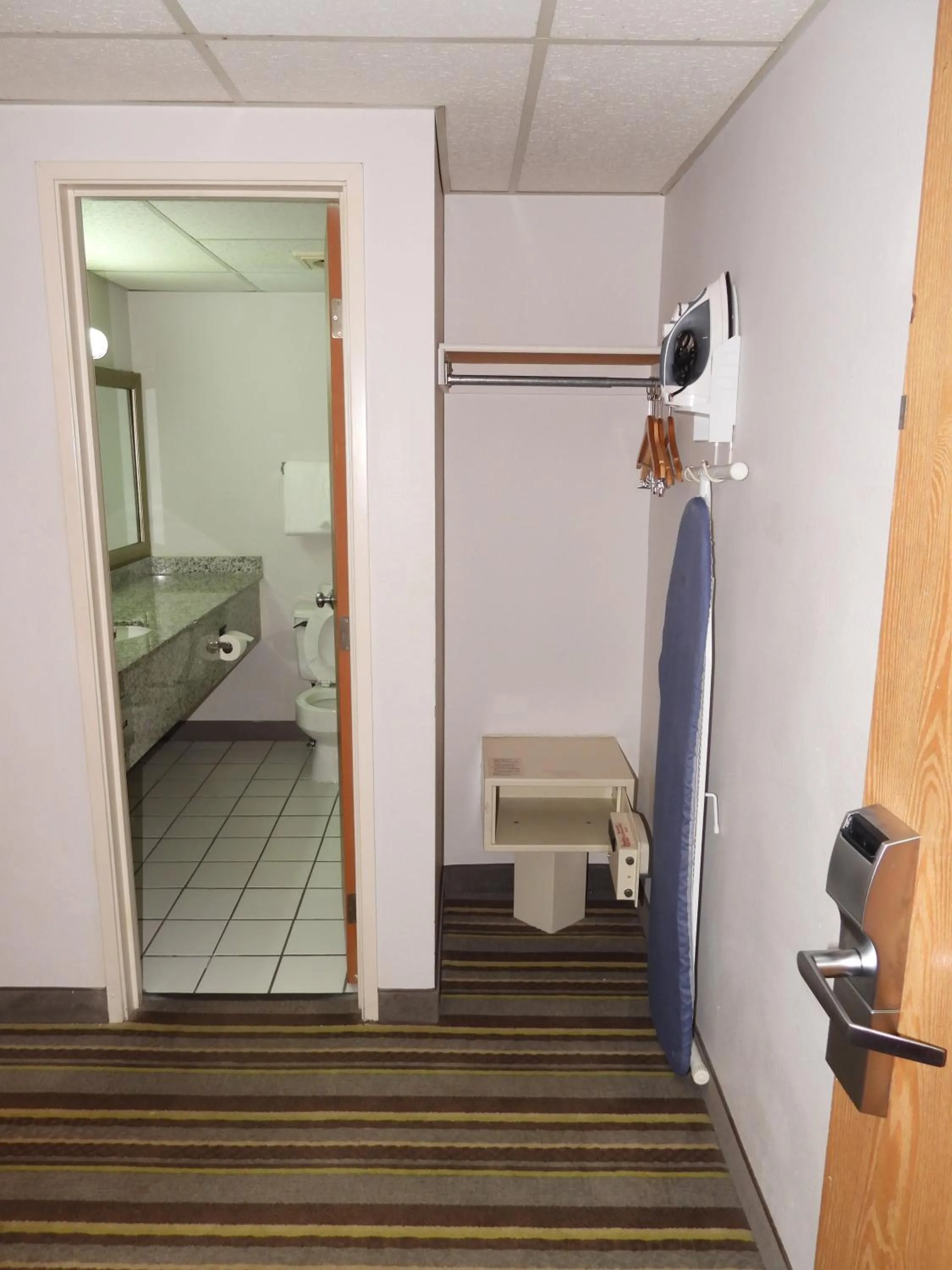 Toilet in Super 8 by Wyndham Westminster Denver North