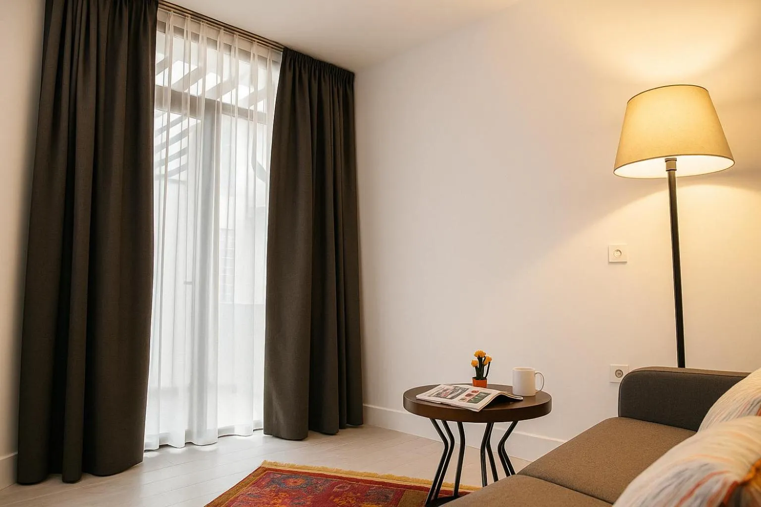 Living room in Sparkle Hotel