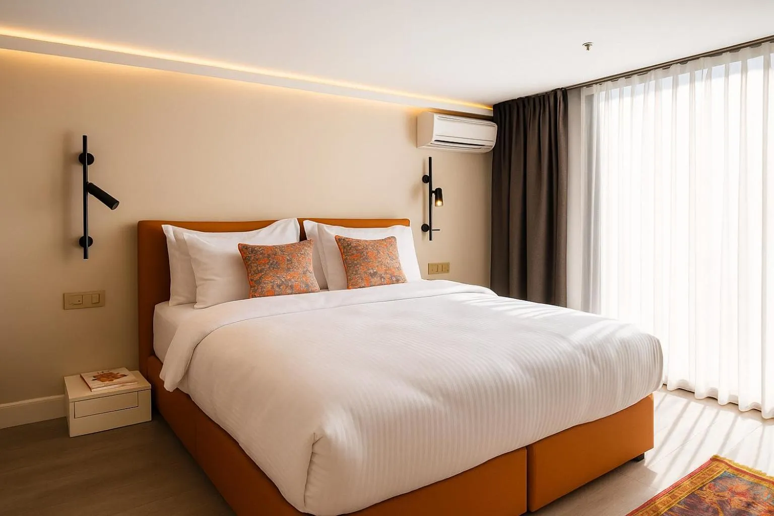 Bed in Sparkle Hotel