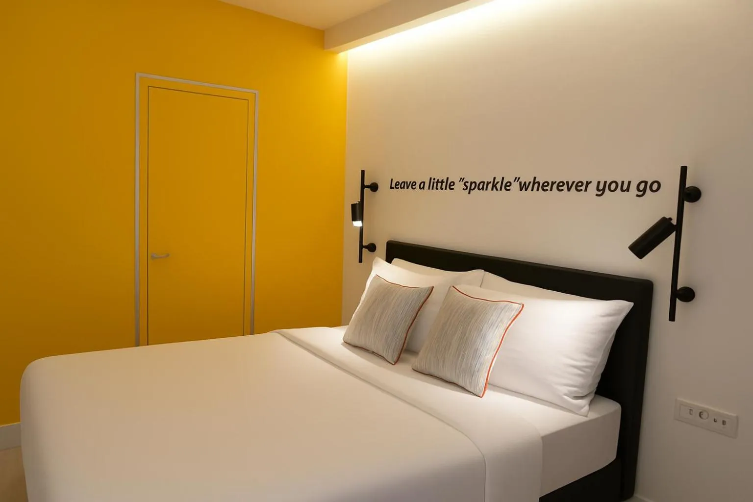 Bed in Sparkle Hotel