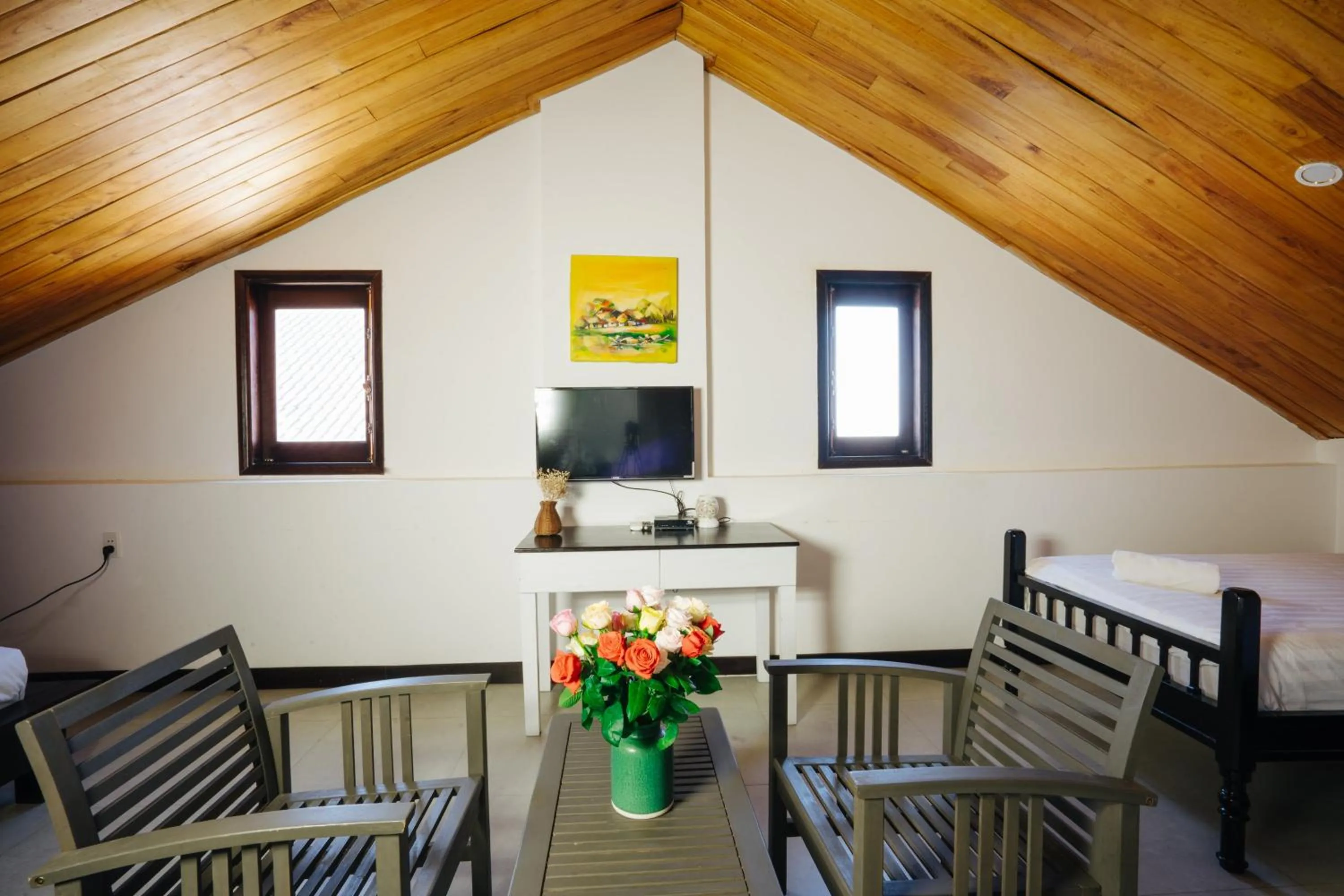 Bed in Hoi An Lotus Aroma Villa