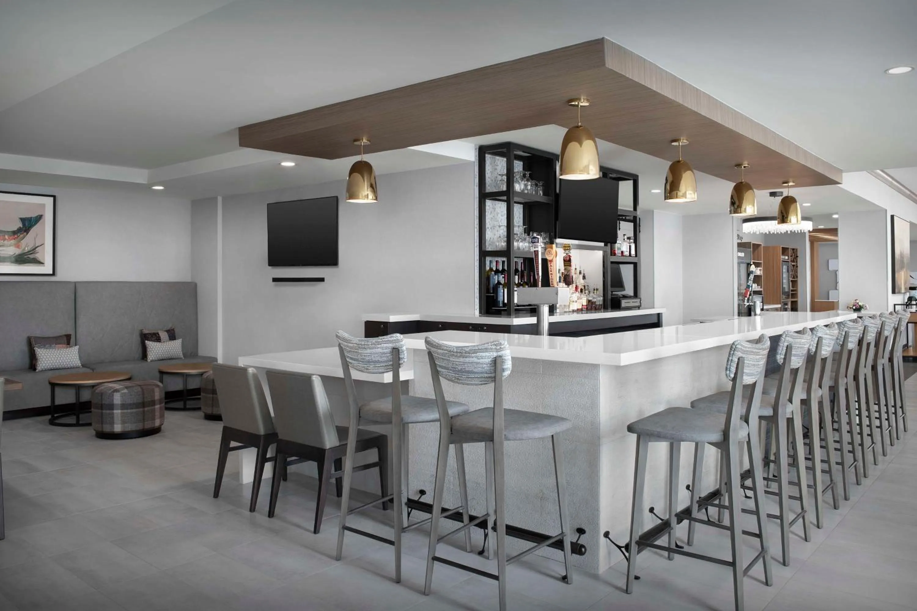 Lounge or bar in Hilton Garden Inn Casper