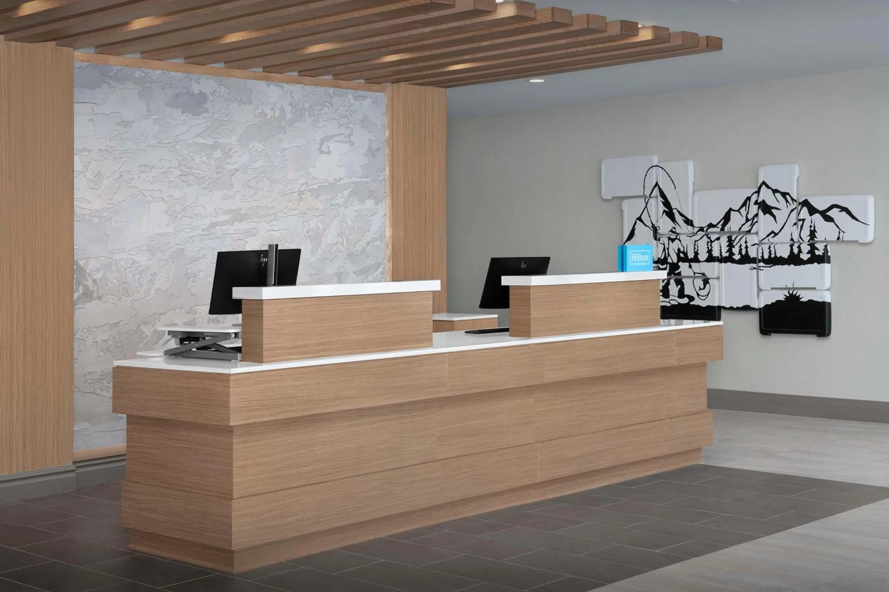 Lobby or reception in Hilton Garden Inn Casper