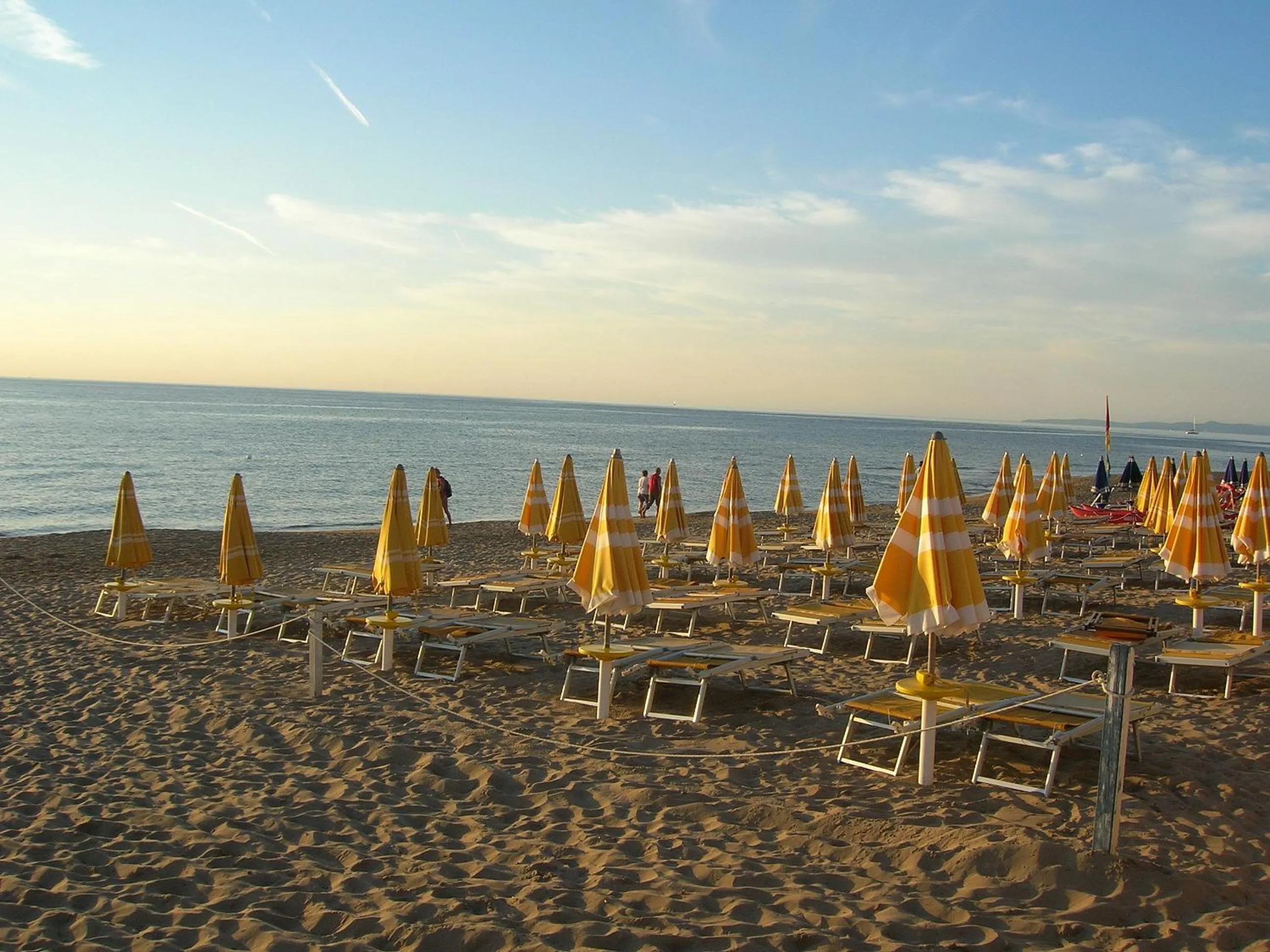 Beach in La Coccinella Residence
