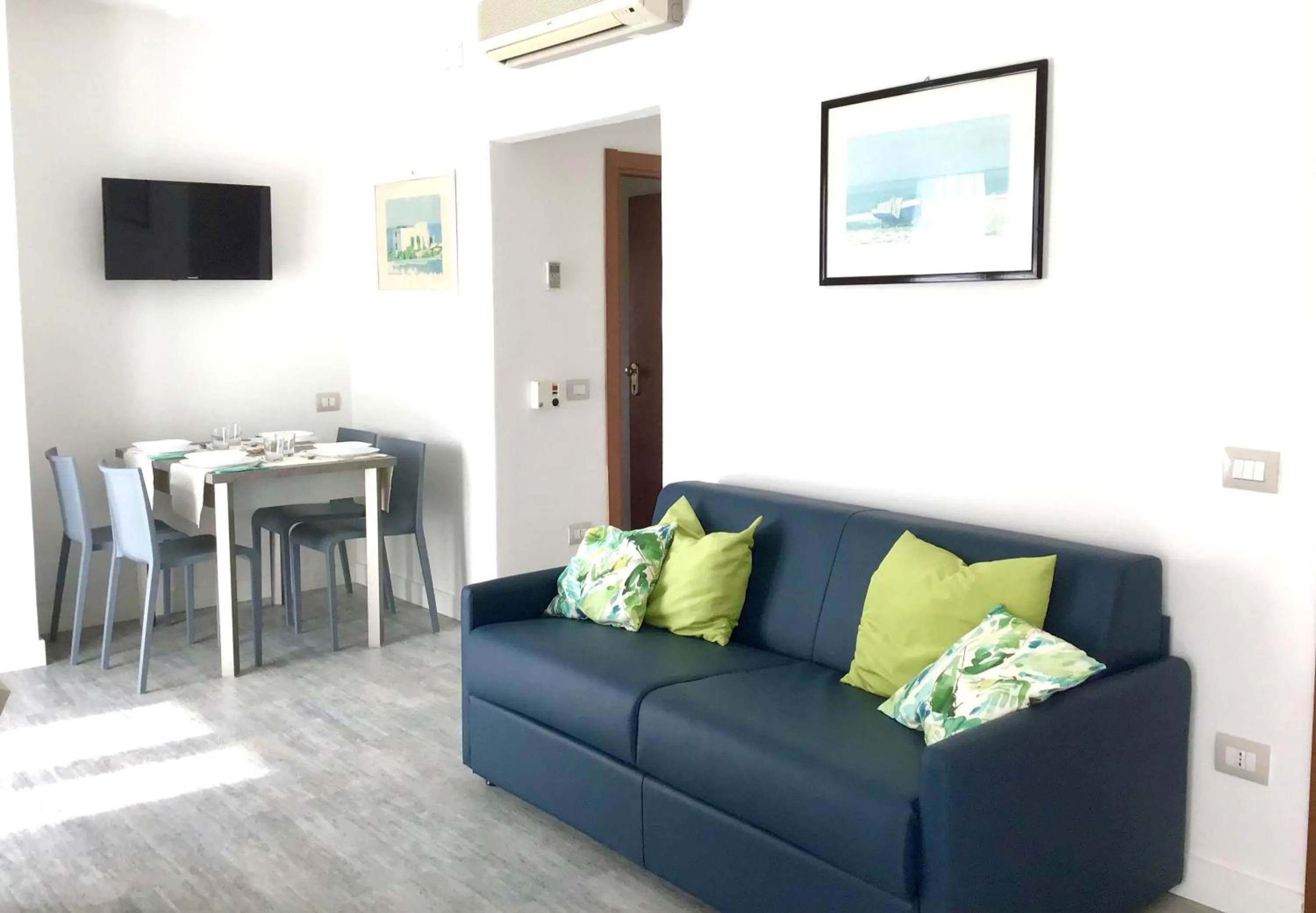 Seating area in La Coccinella Residence