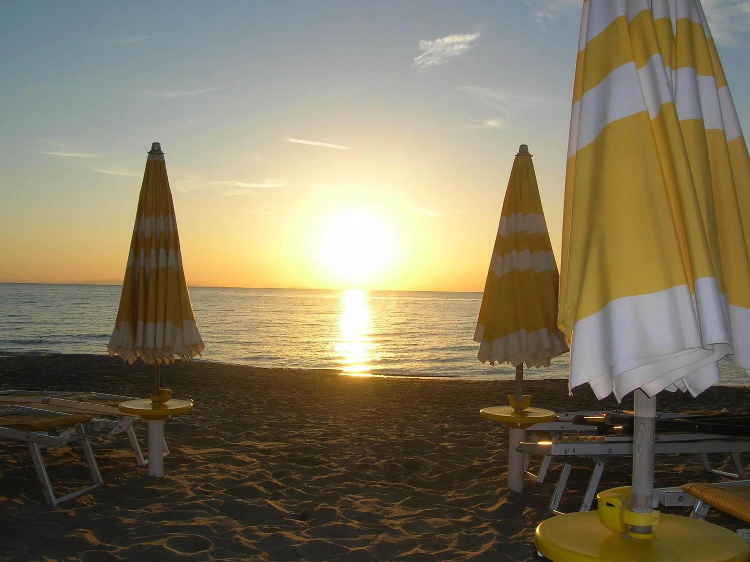 Beach in La Coccinella Residence