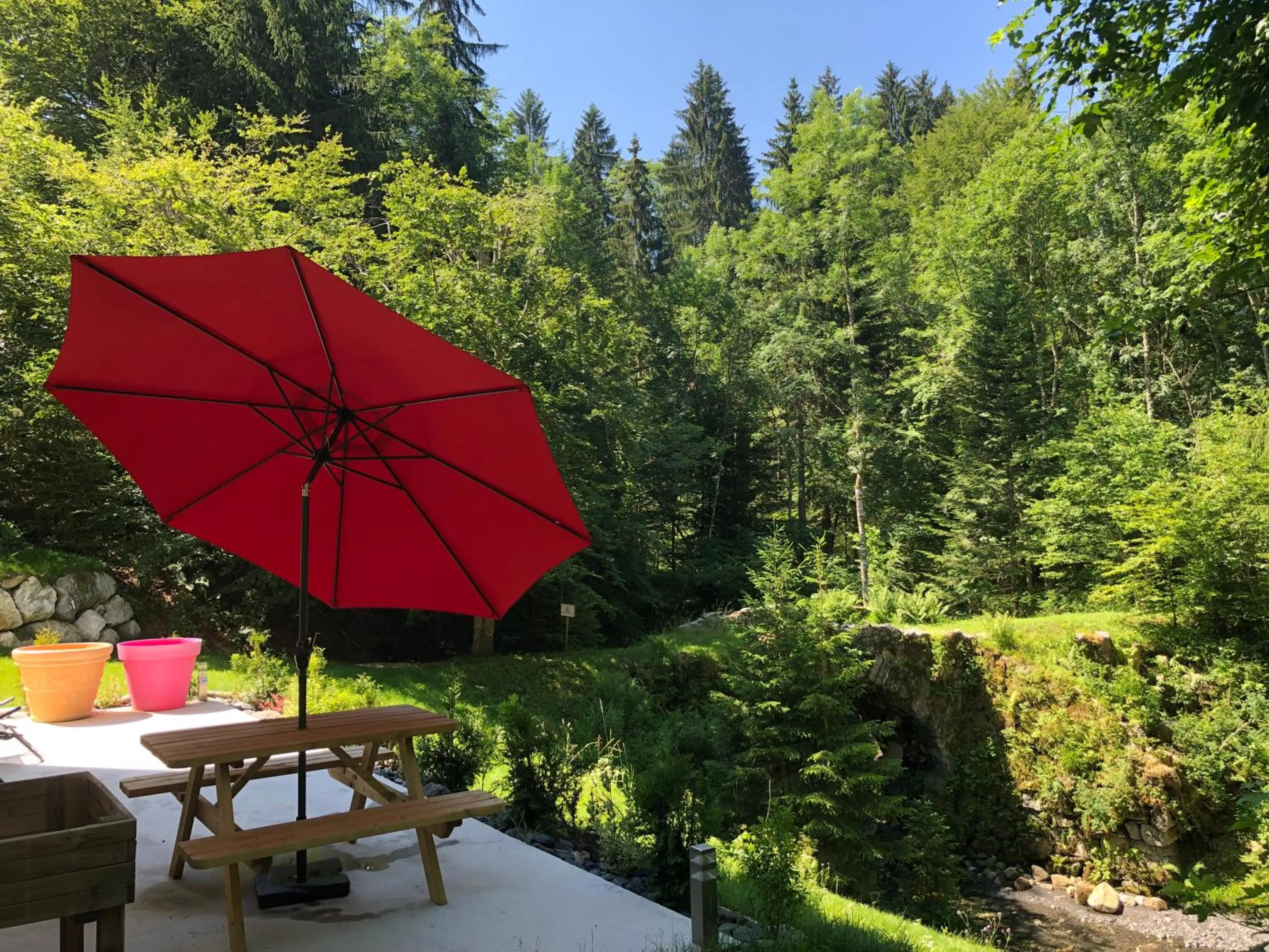 Patio in Le Moulin des Olirics