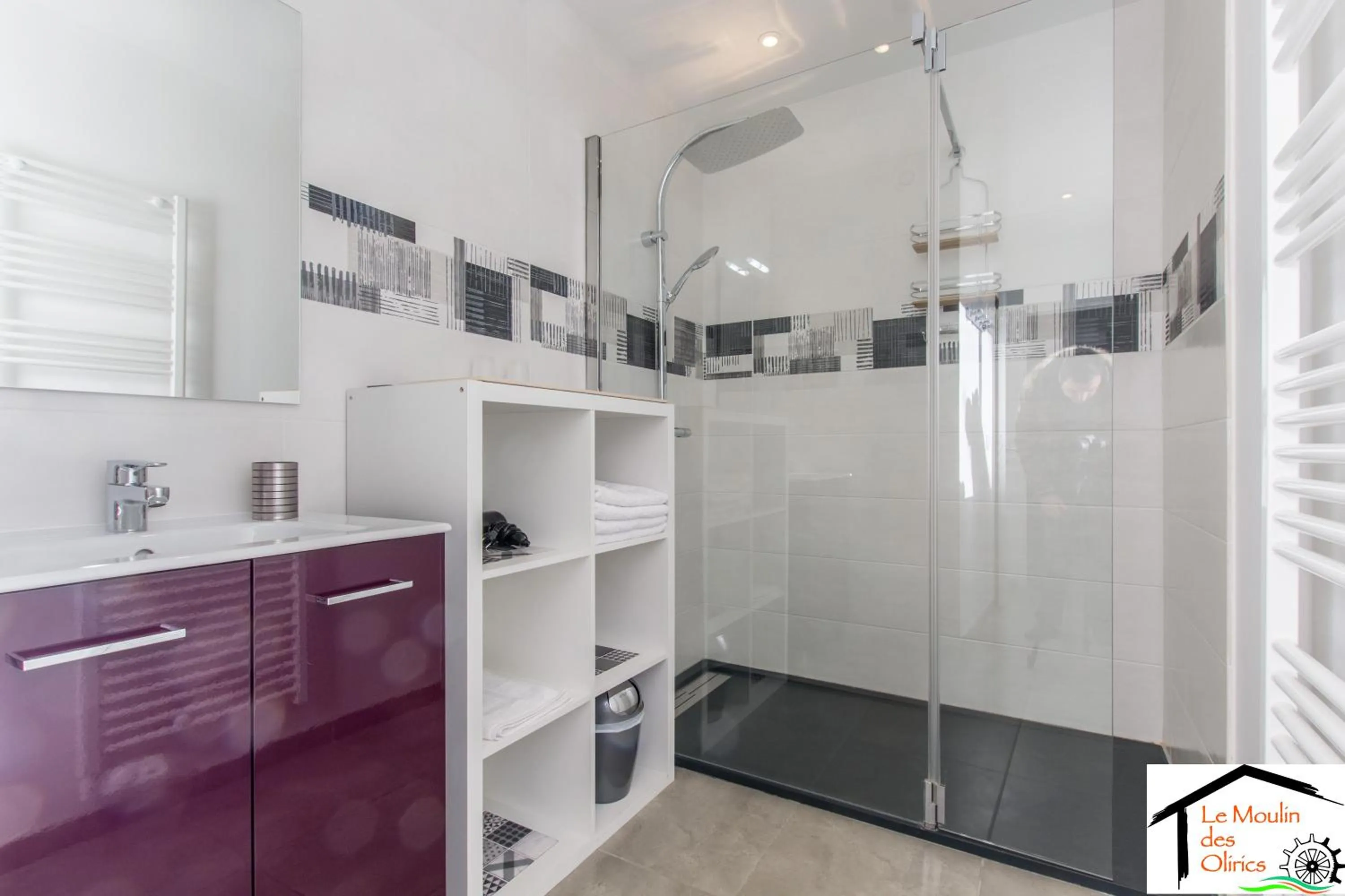 Bathroom in Le Moulin des Olirics