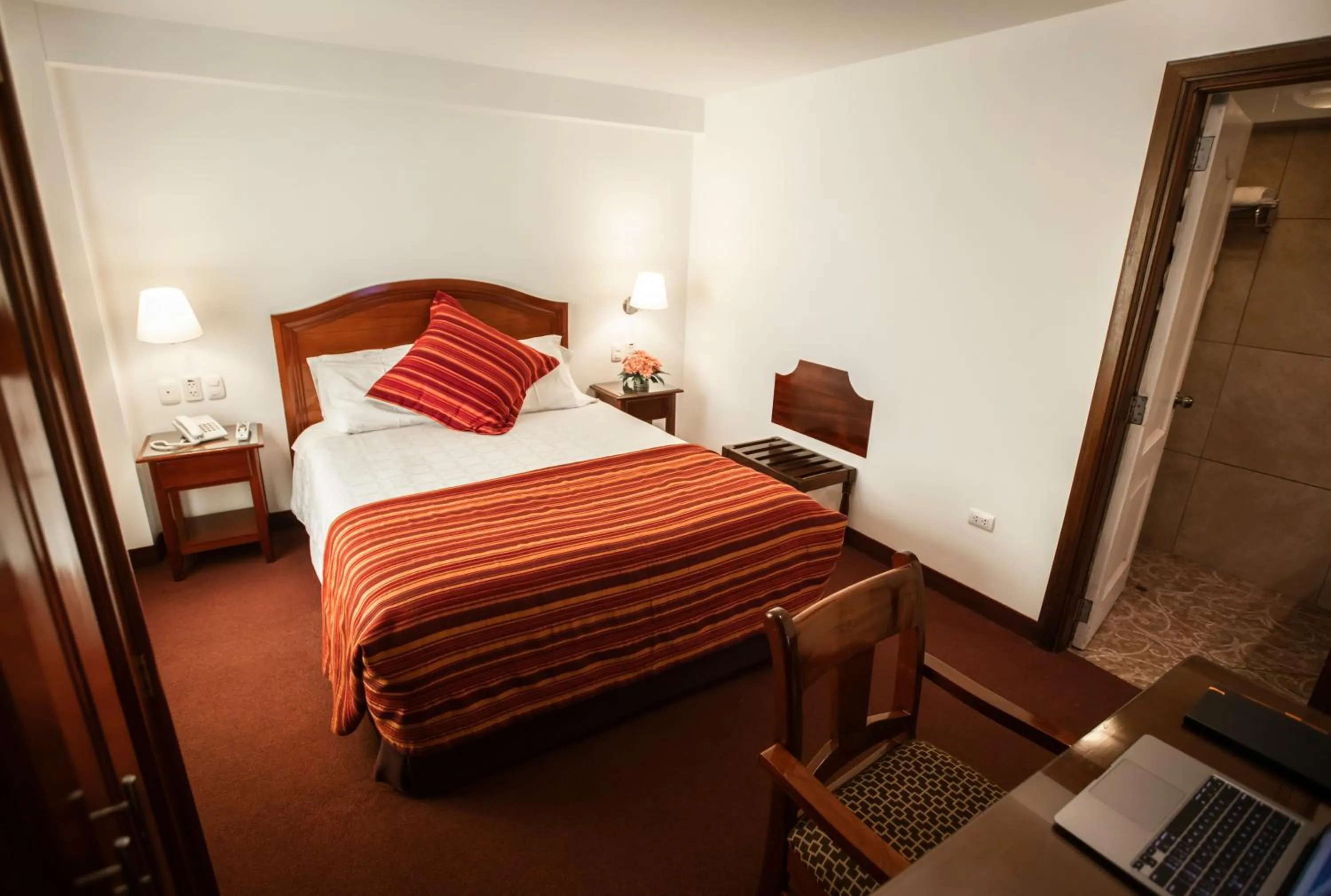 Bedroom, Bed in Hotel Hacienda Plaza de Armas