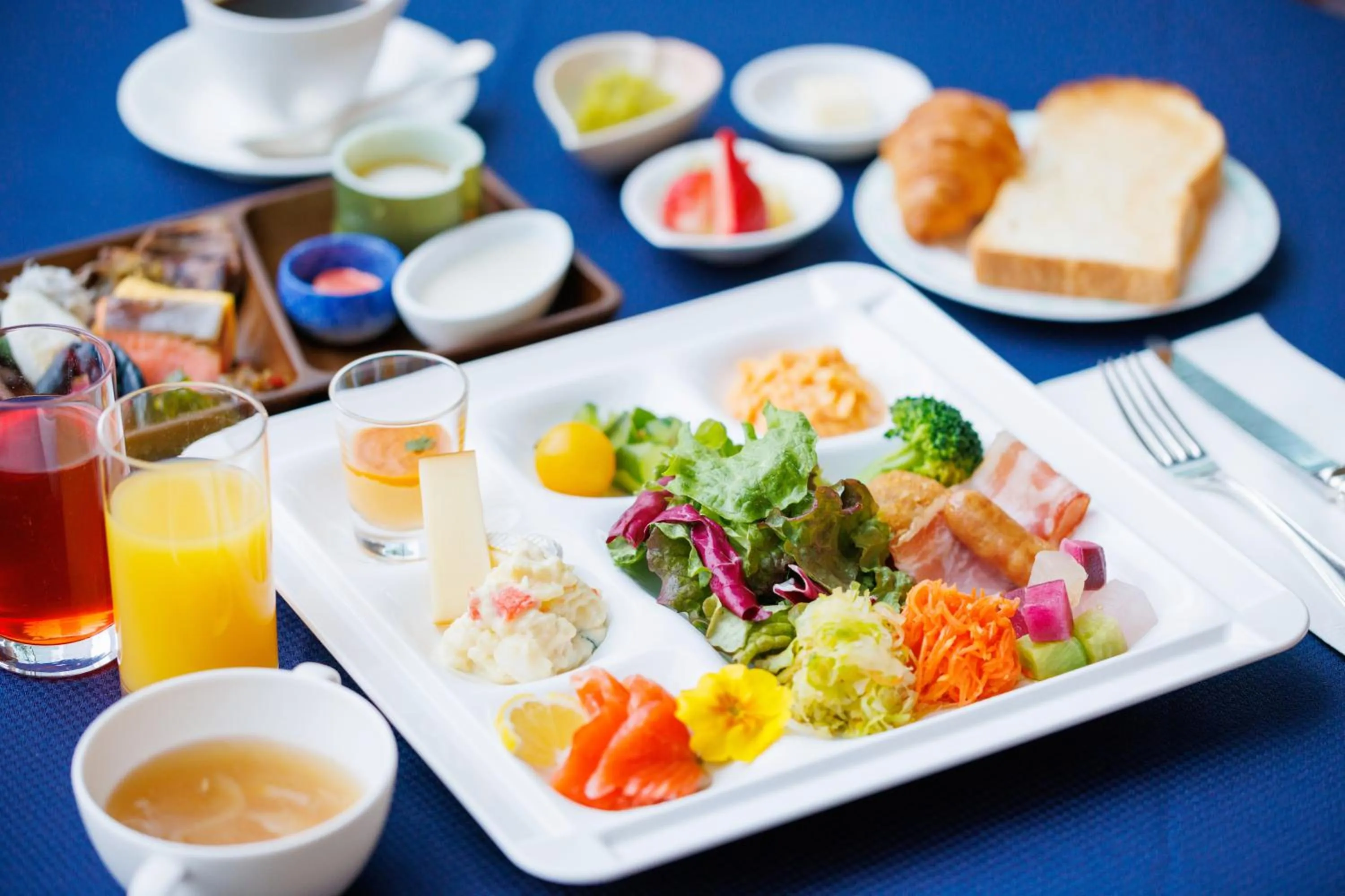 Breakfast in Sendai Kokusai Hotel