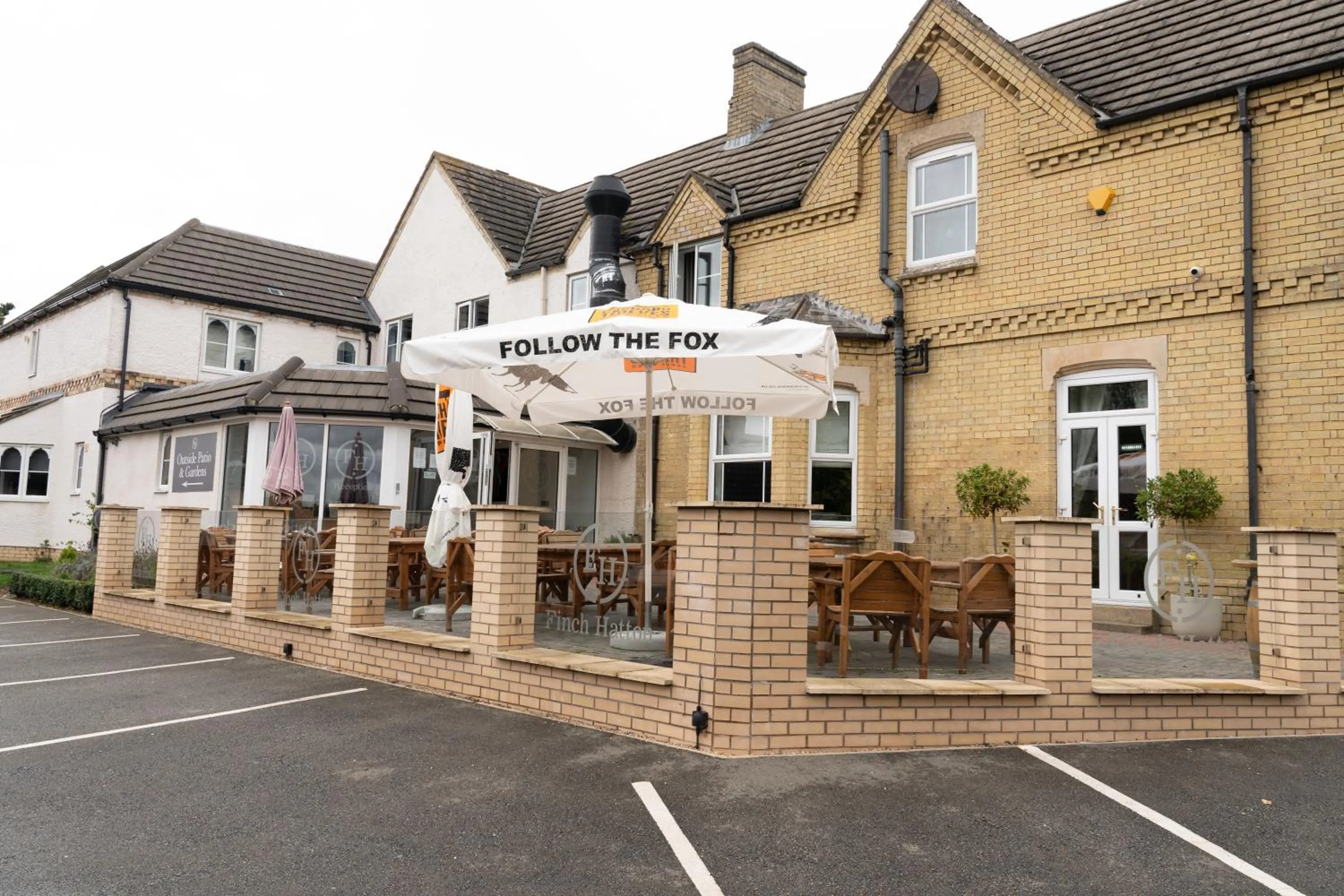 Patio in The Finch Hatton Arms