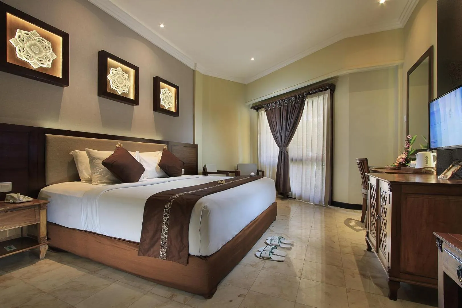 Photo of the whole room, Bed in Pelangi Bali Hotel & Spa