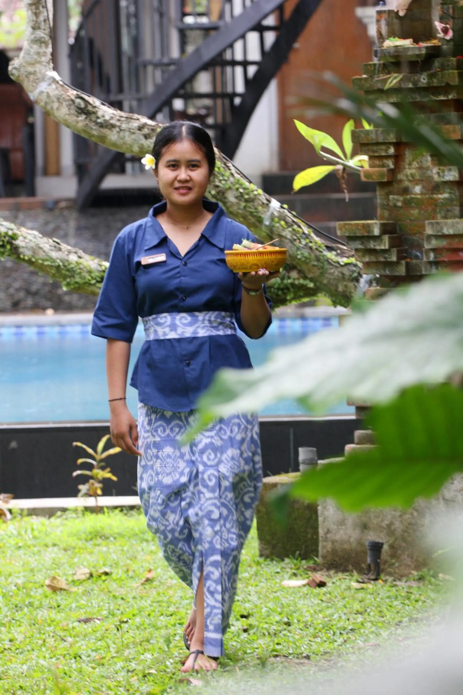 Staff in Putri Ayu Cottages