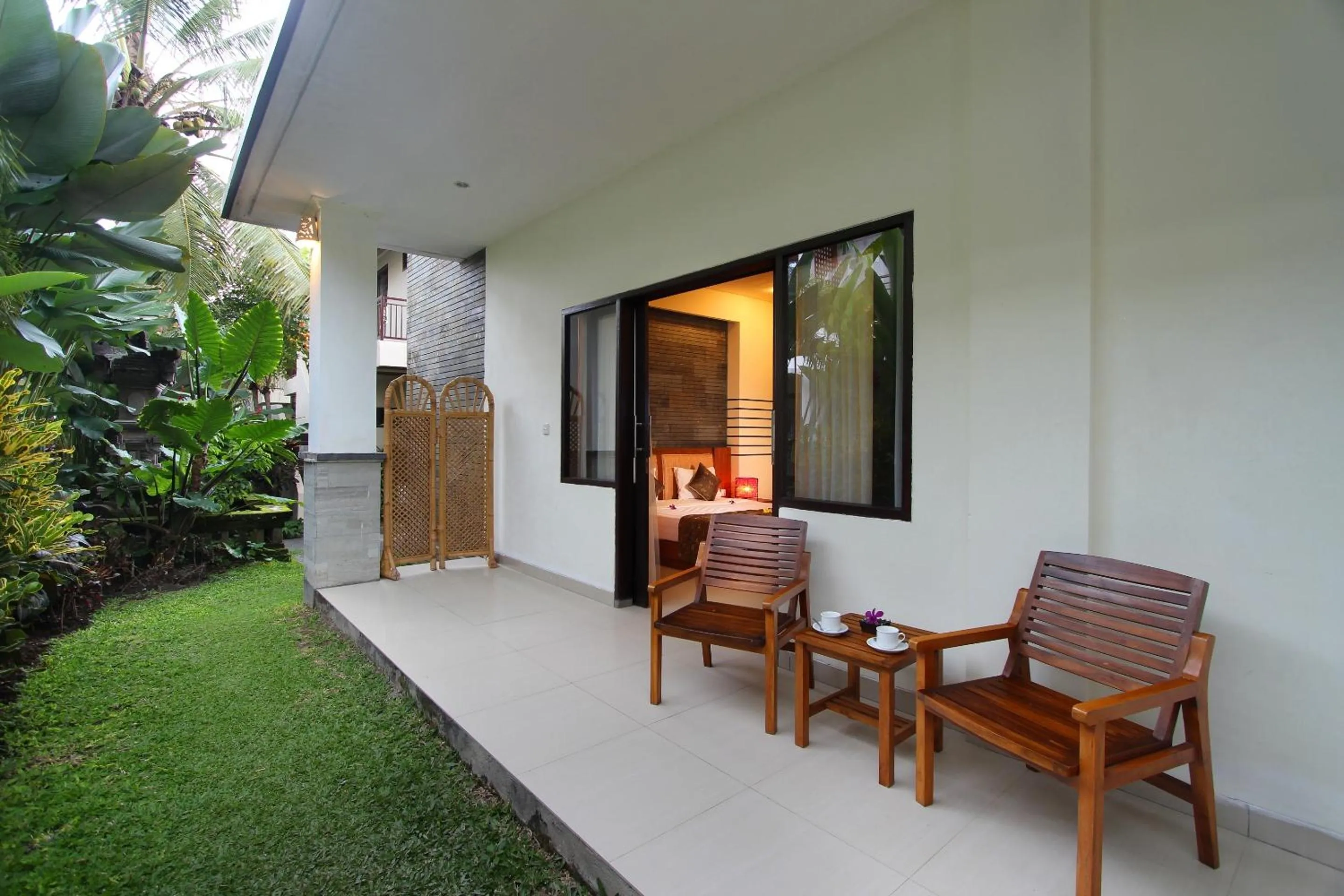 Balcony/Terrace in Putri Ayu Cottages