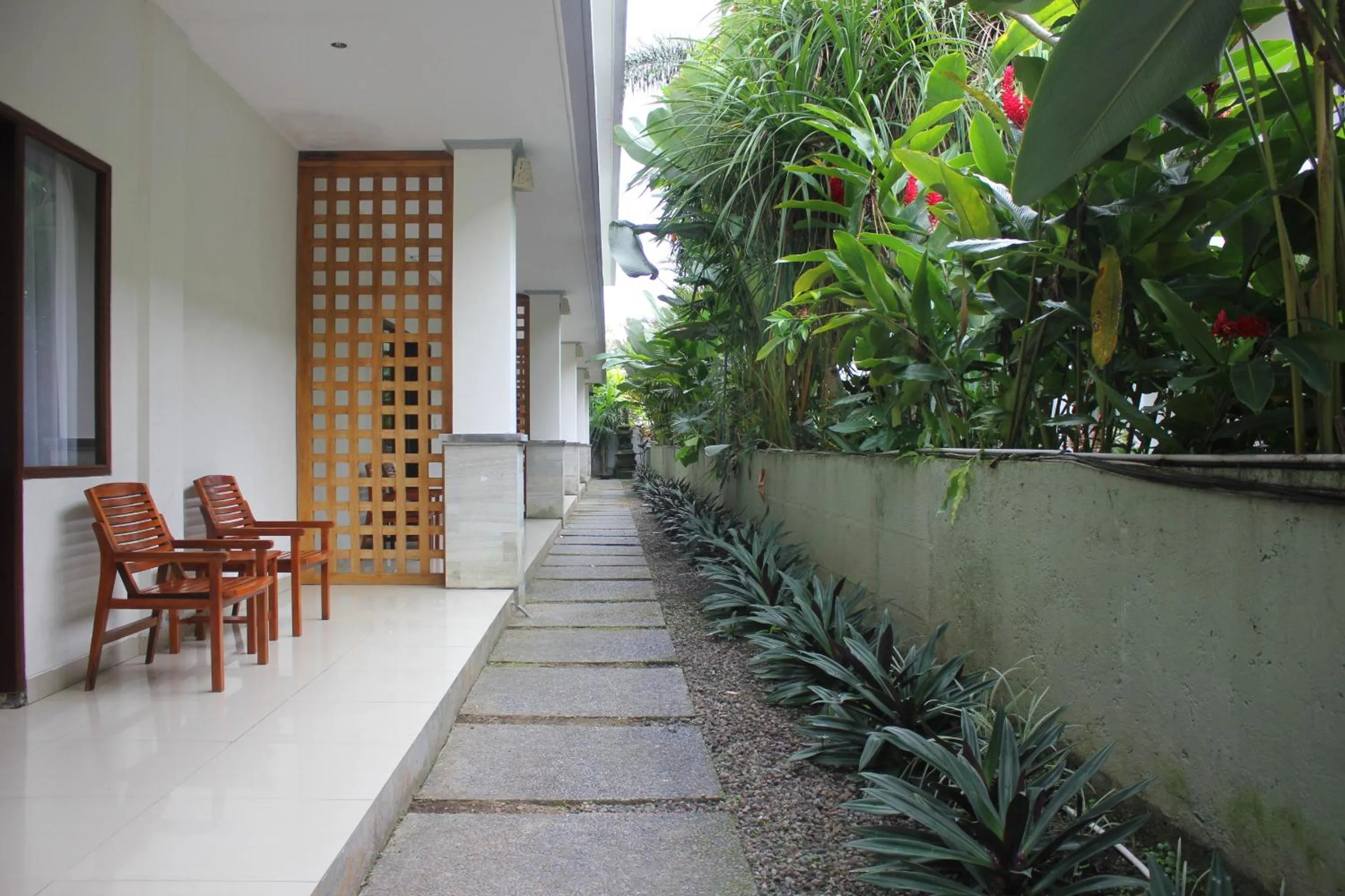 Balcony/Terrace in Putri Ayu Cottages