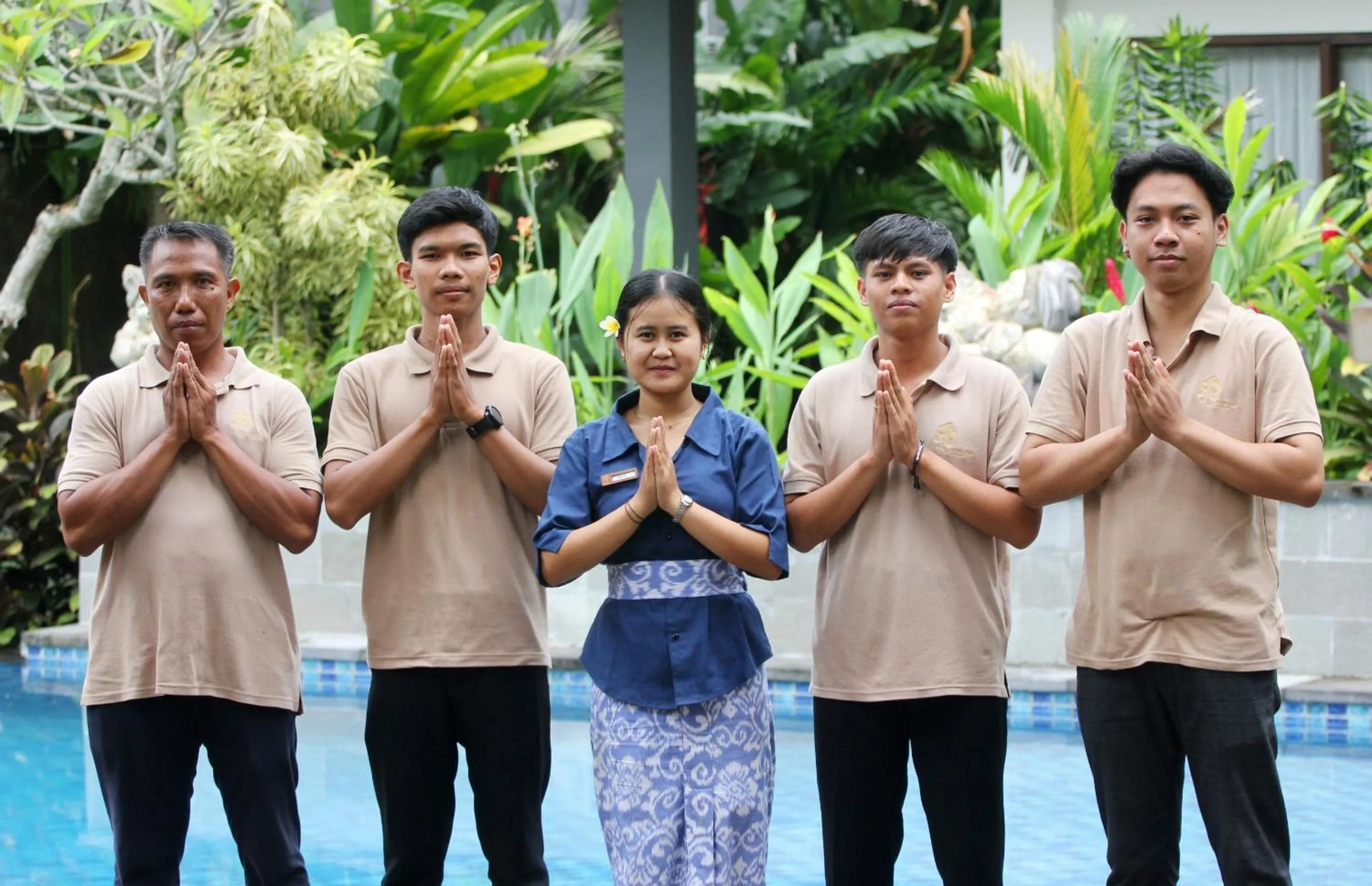 Staff in Putri Ayu Cottages