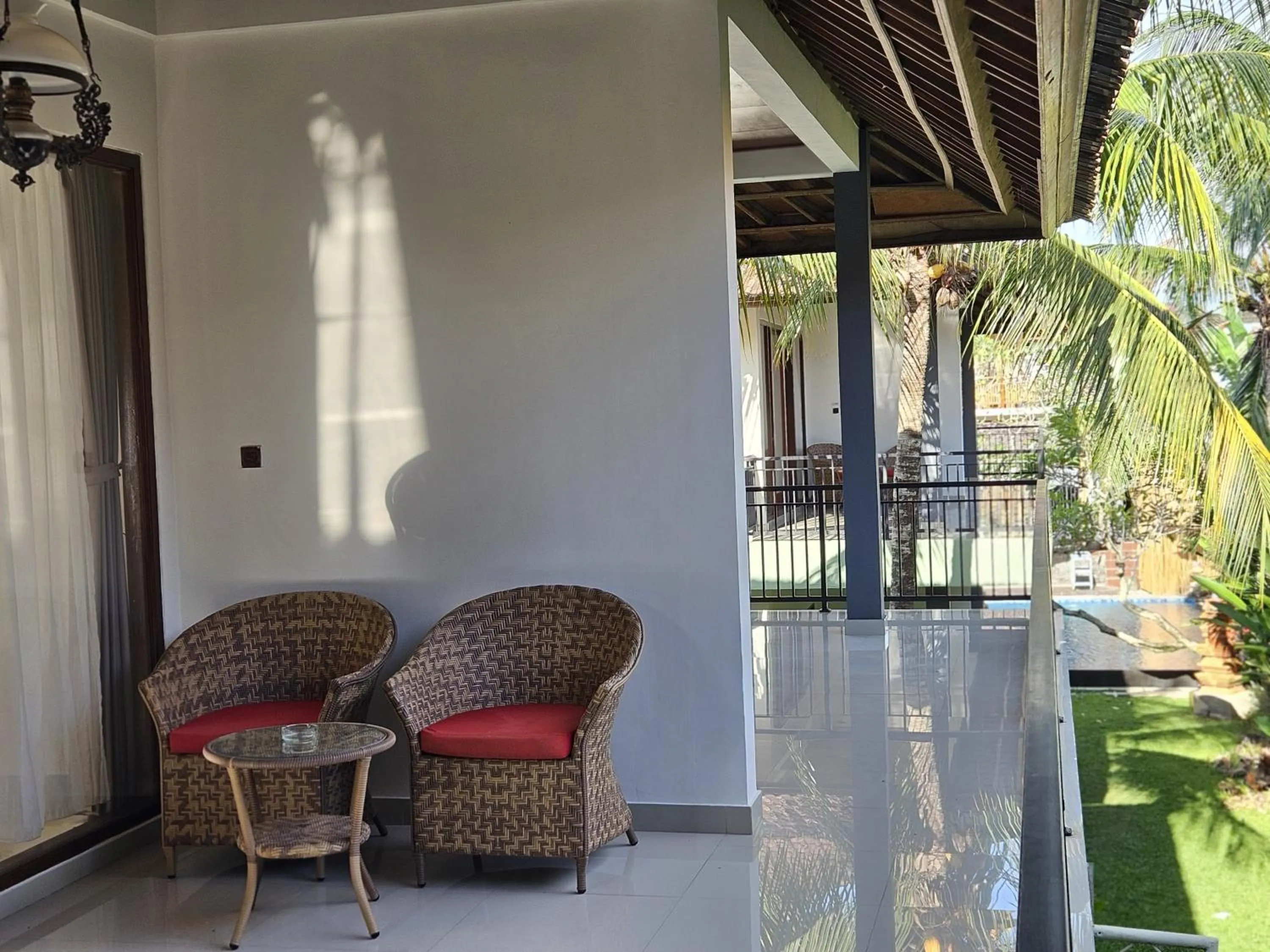 Balcony/Terrace in Putri Ayu Cottages