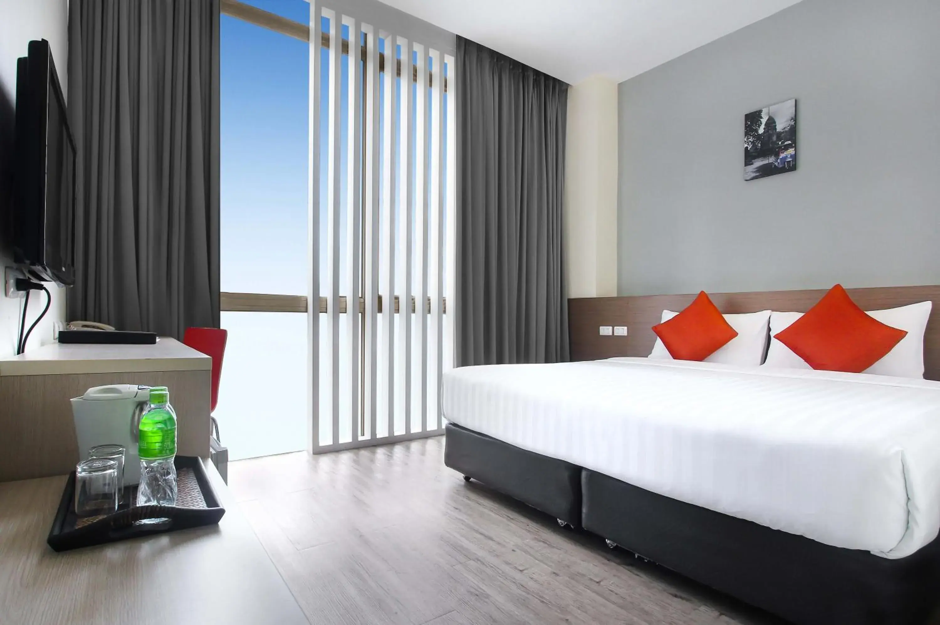 Bedroom in D Varee Xpress Makkasan Hotel Bedroom in D Varee Xpress Makkasan Hotel