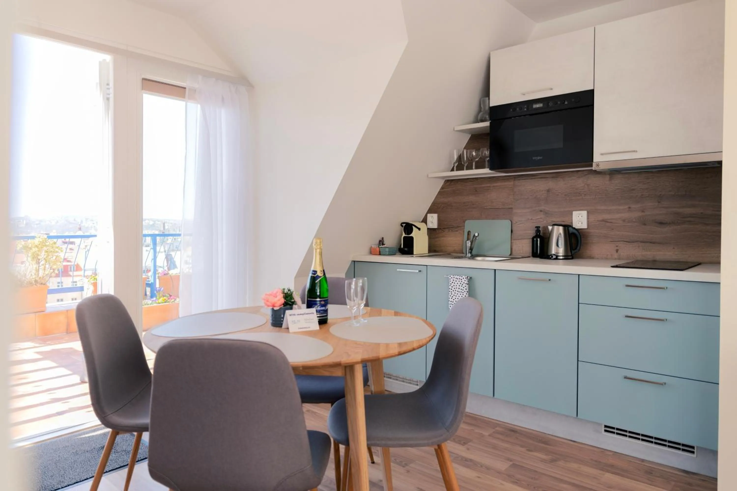 Seating area in Hotel Orion